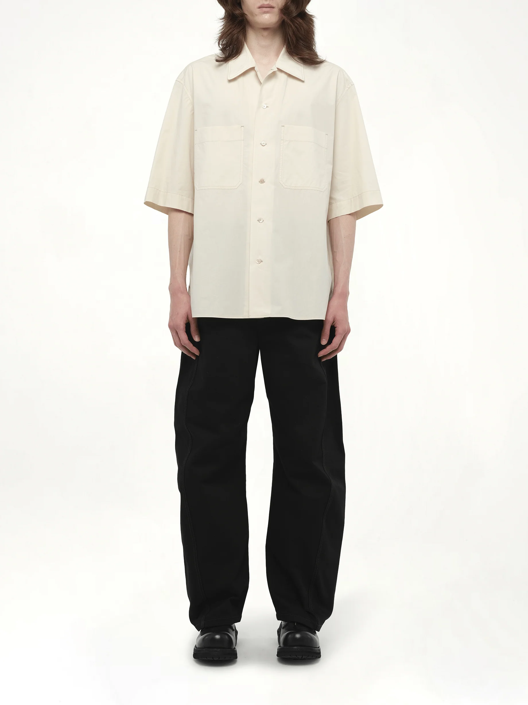 Convertible Shirt Warm Beige - Image 7
