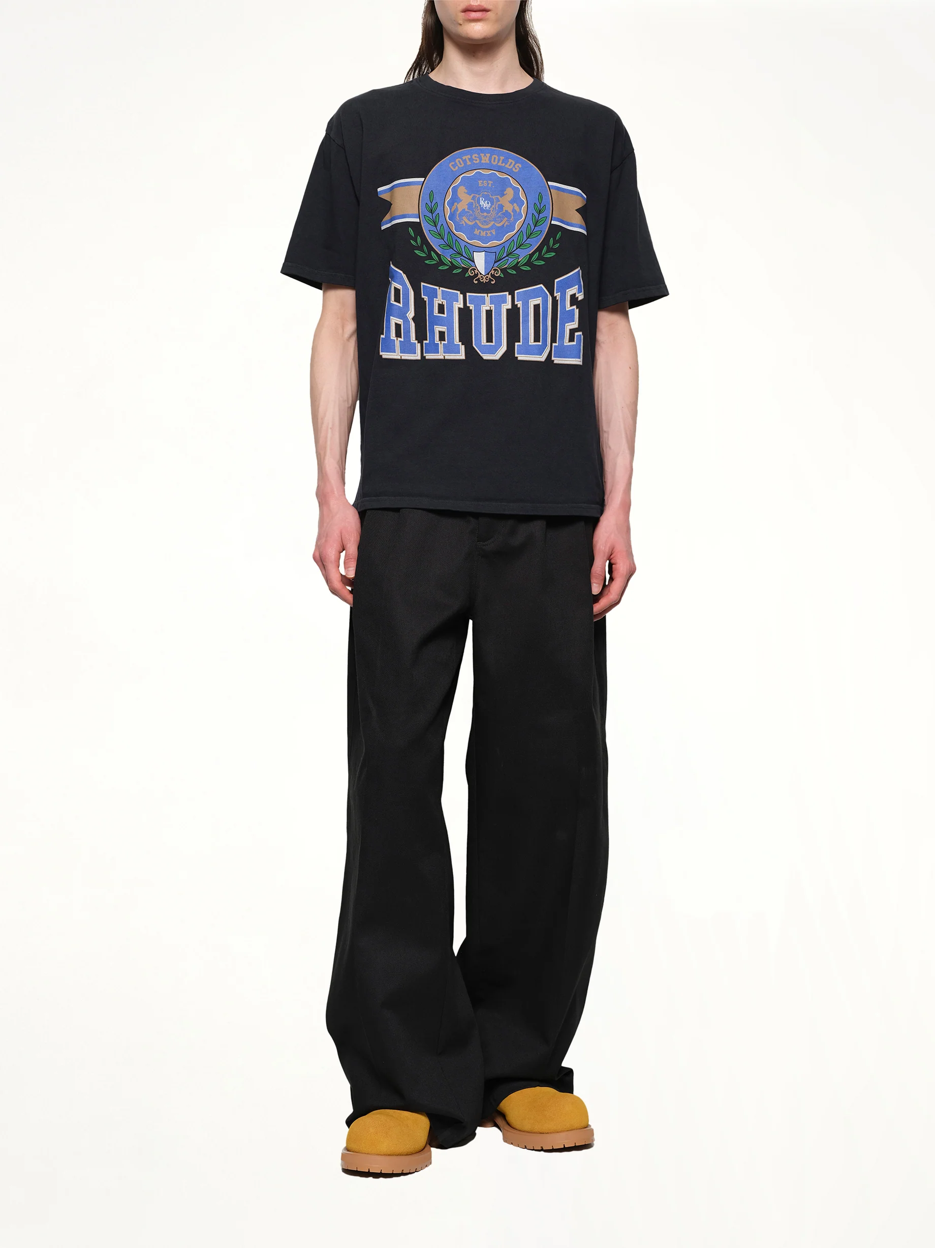 Cotswold Crest T-Shirt in Vintage Black - Image 4