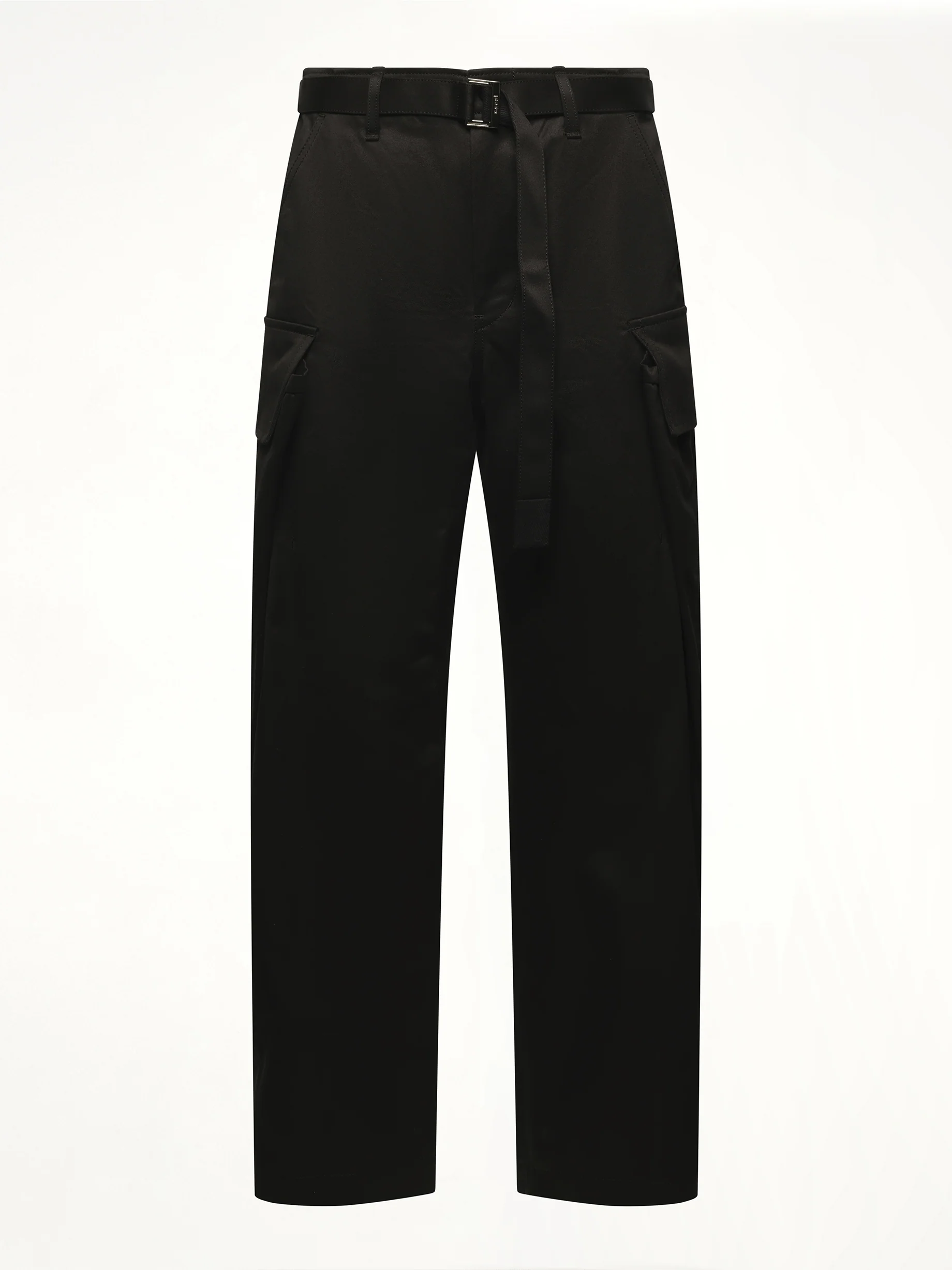 Cotton Chino Pants in Black - Image 2