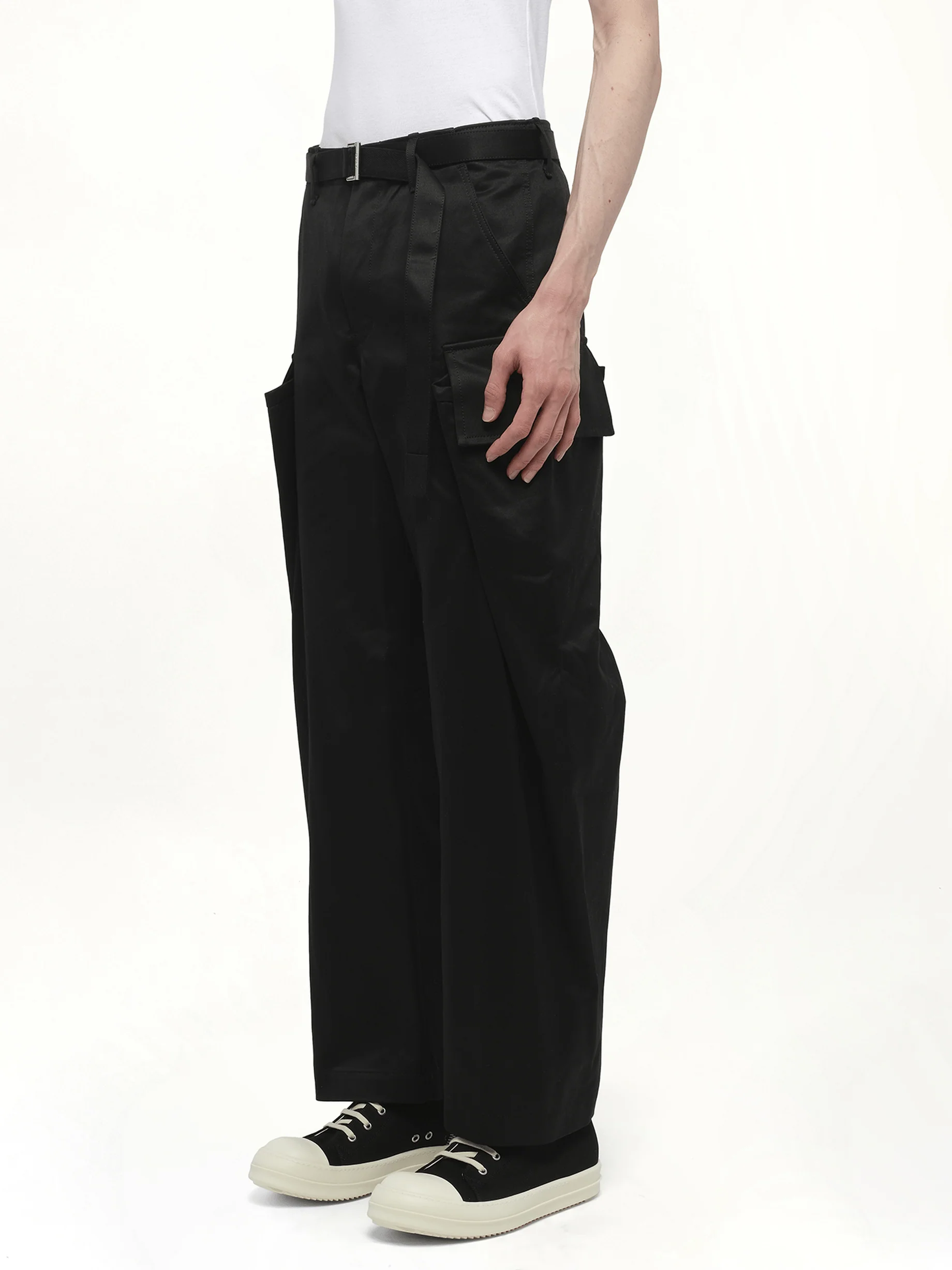 Cotton Chino Pants in Black - Image 5