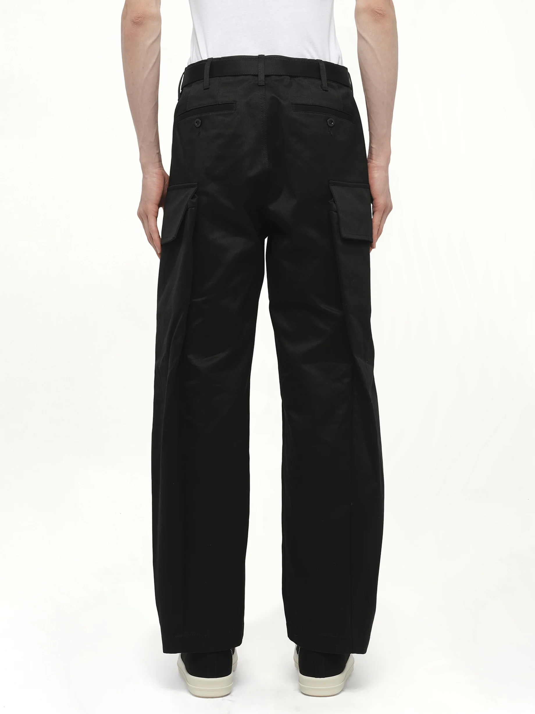Cotton Chino Pants in Black - Image 6