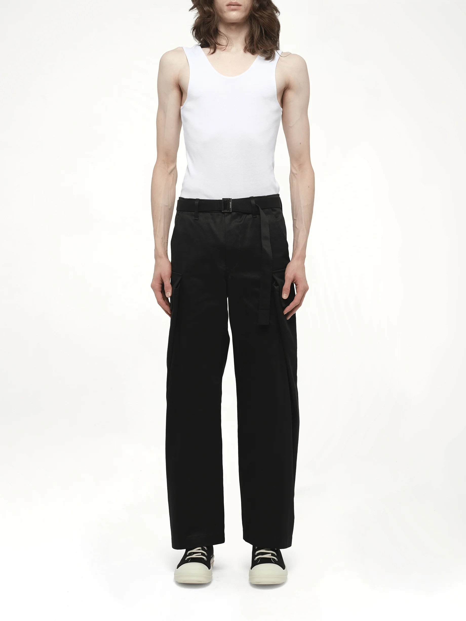 Cotton Chino Pants in Black - Image 7