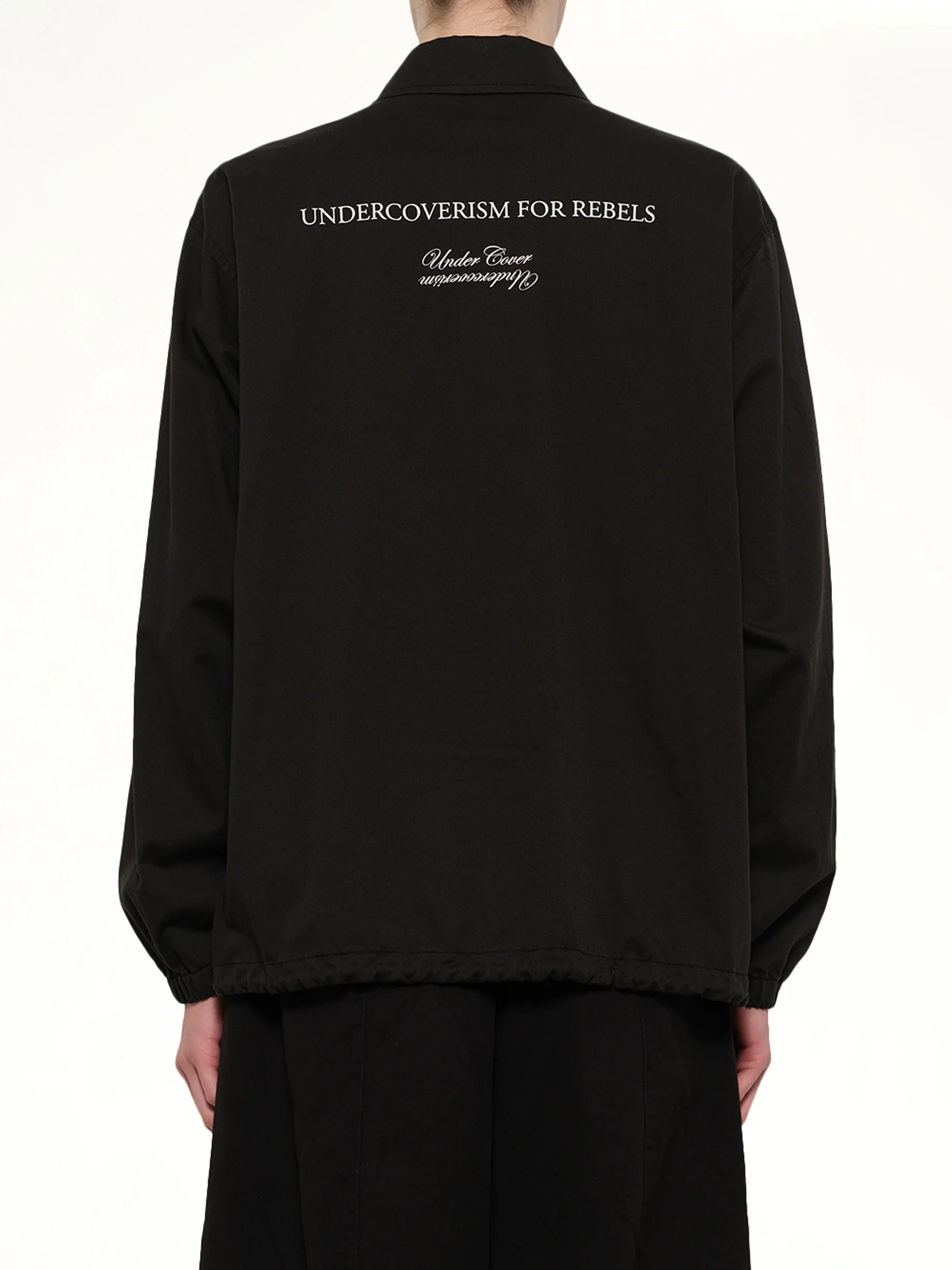 Cotton Coach Jacket in Black - Image 5