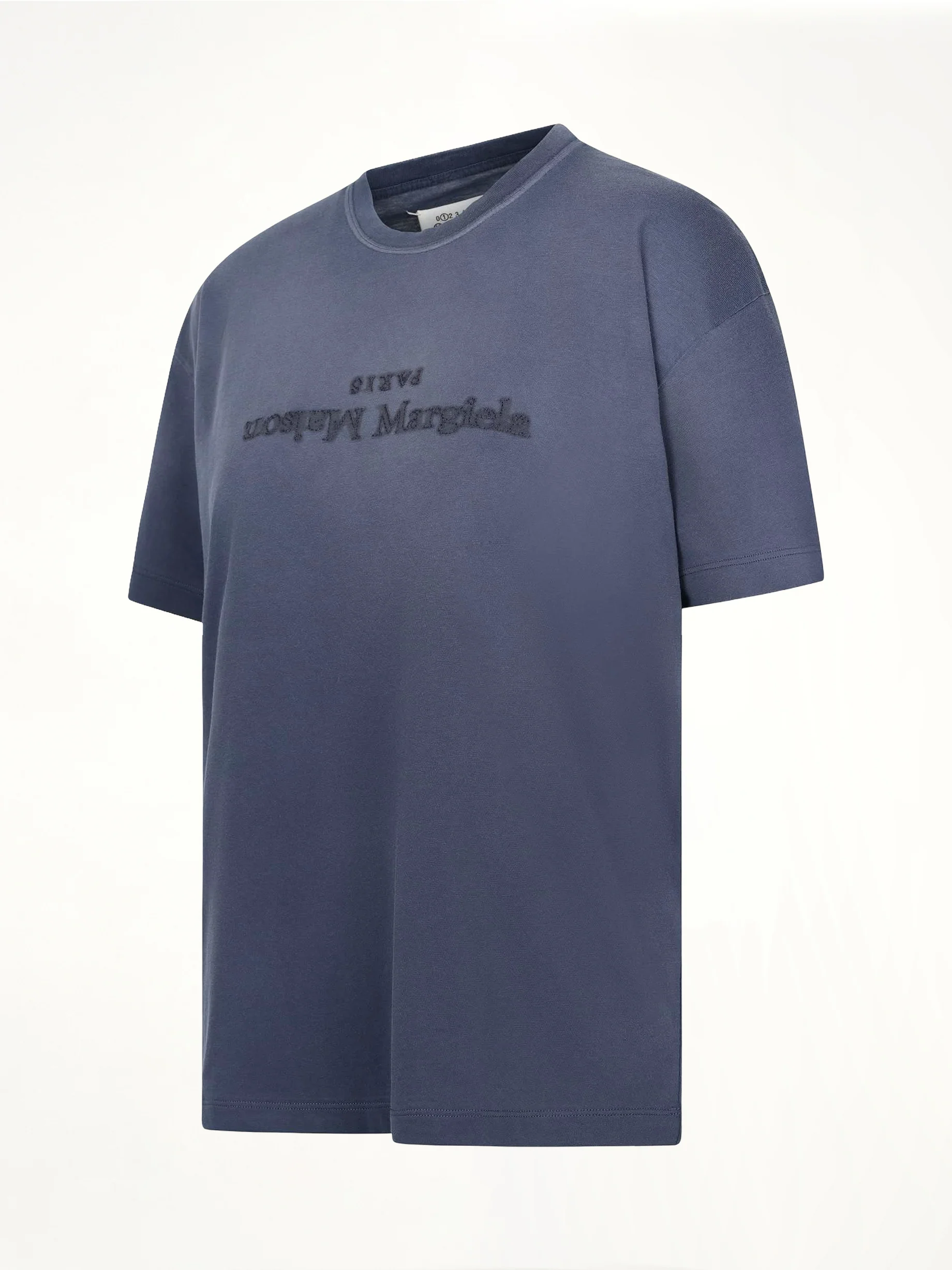 Cotton Jersey Logo T-Shirt in Blue - Image 2