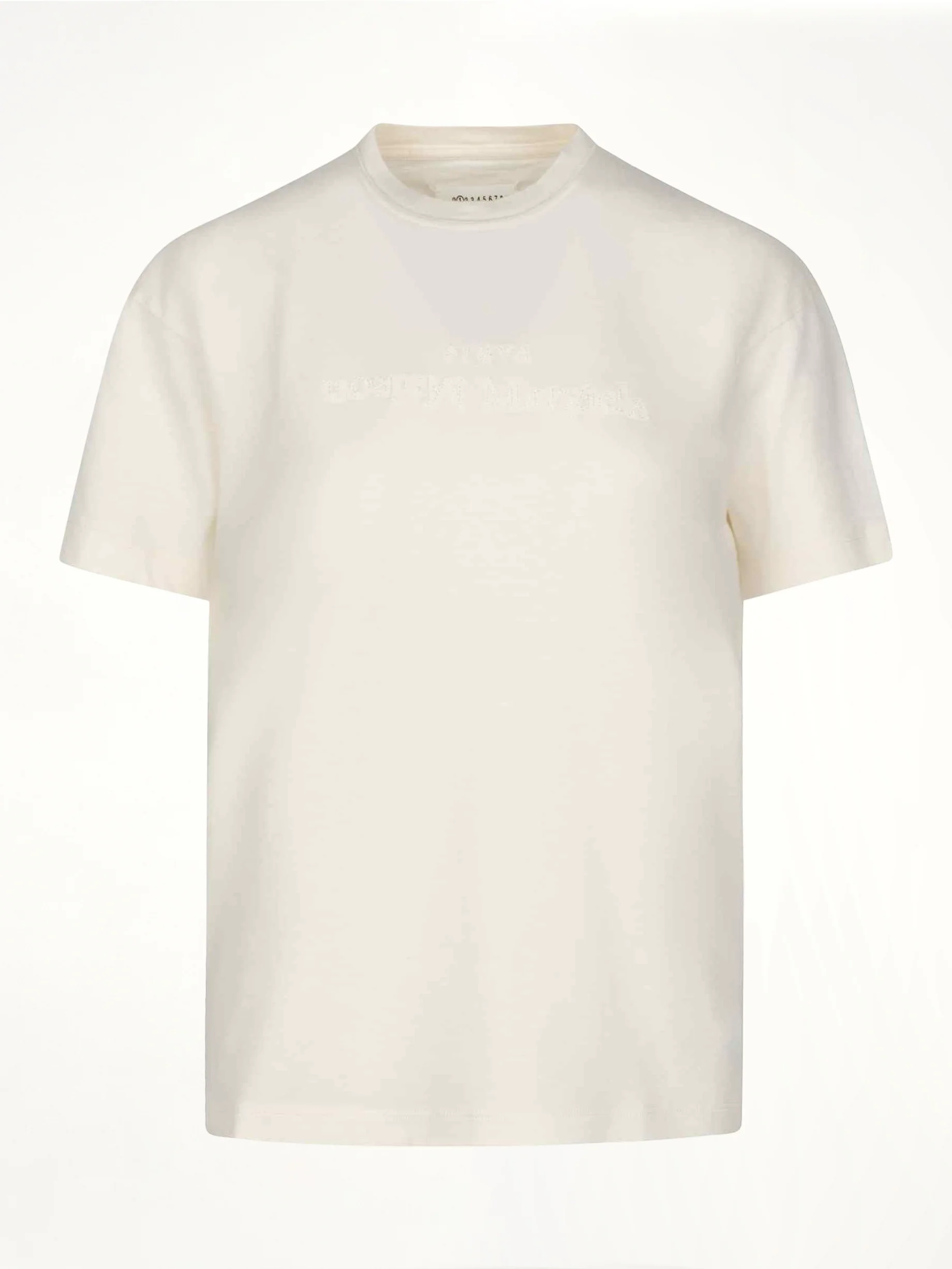 Reverse Logo T-Shirt in Ivory