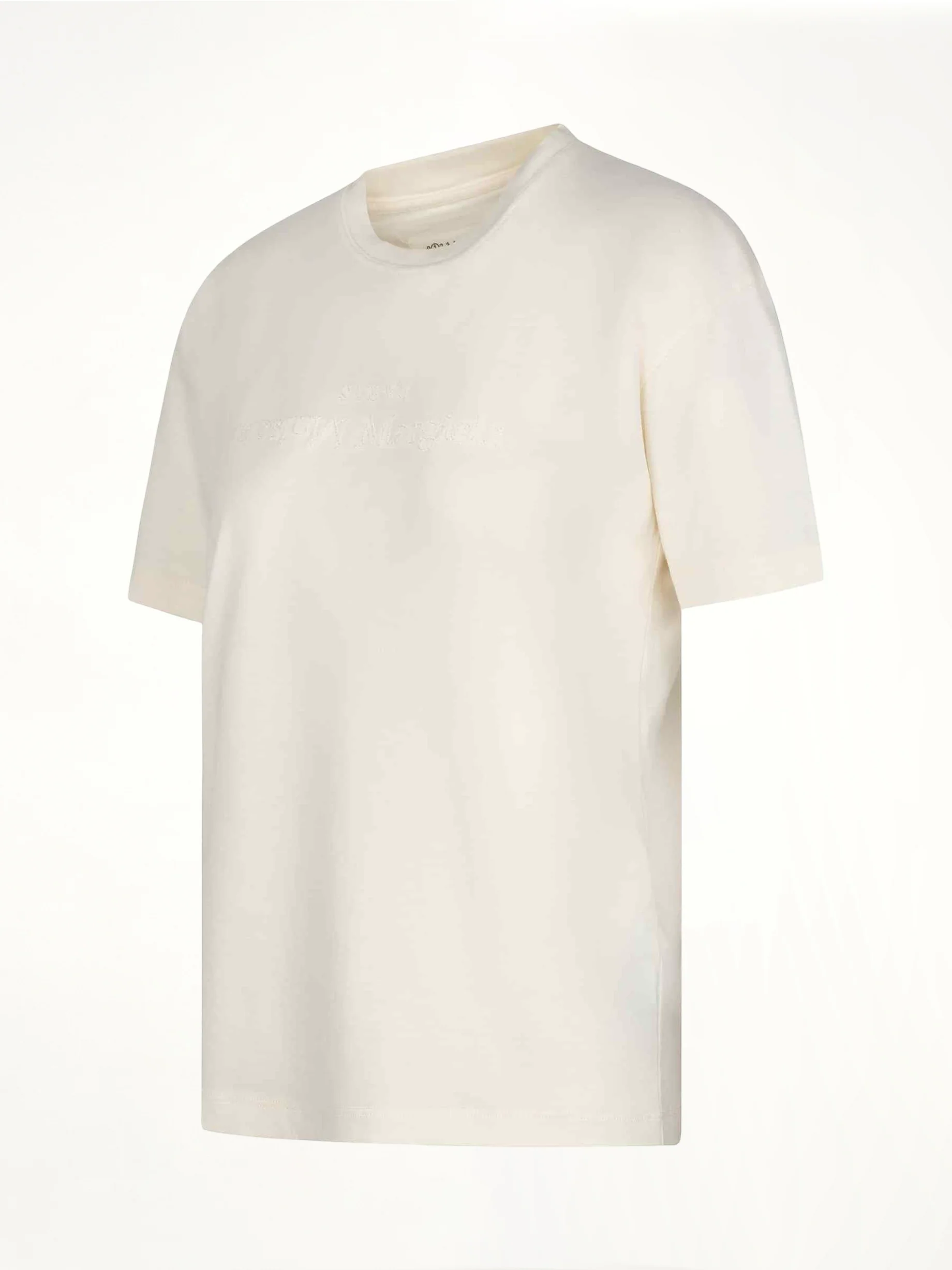 Reverse Logo T-Shirt in Ivory - Image 2