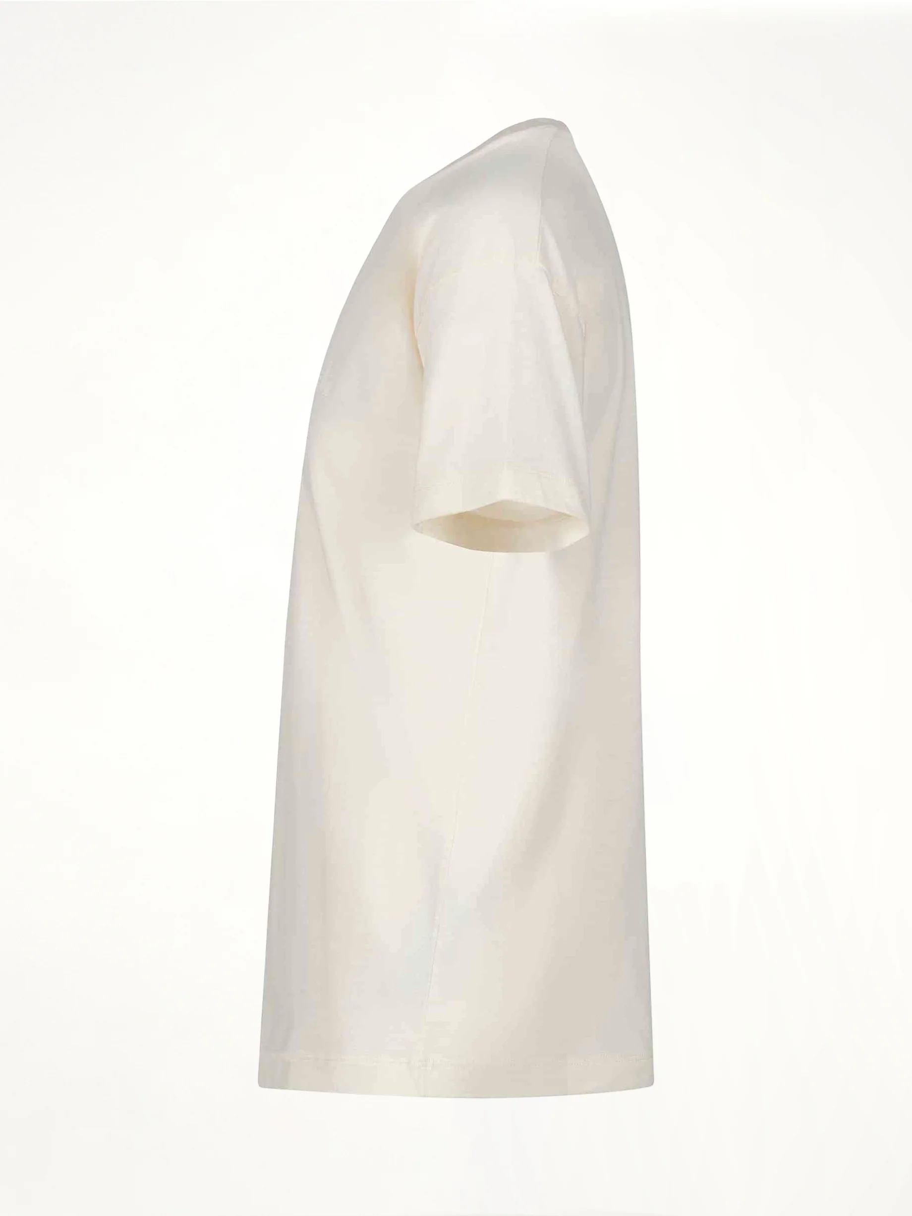Reverse Logo T-Shirt in Ivory - Image 3