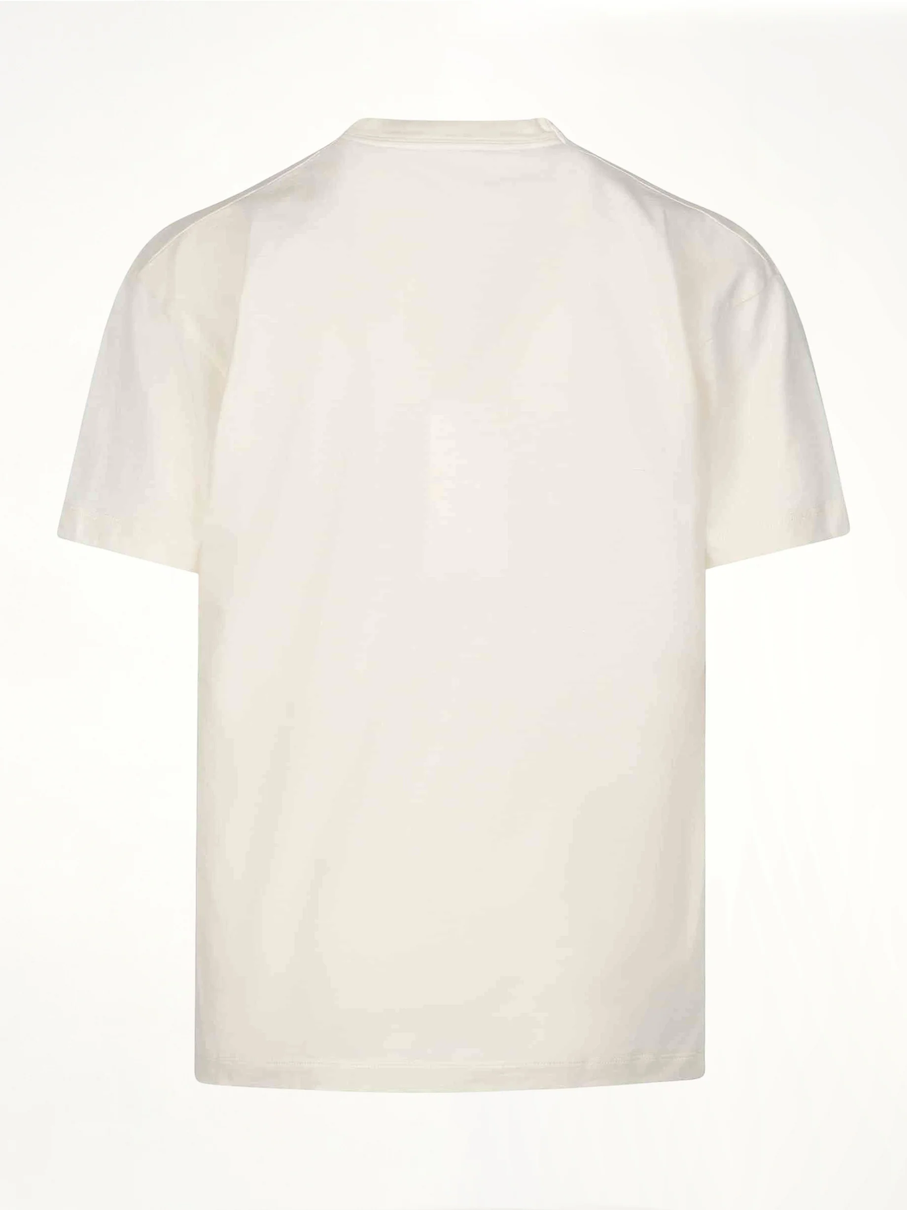 Reverse Logo T-Shirt in Ivory - Image 4