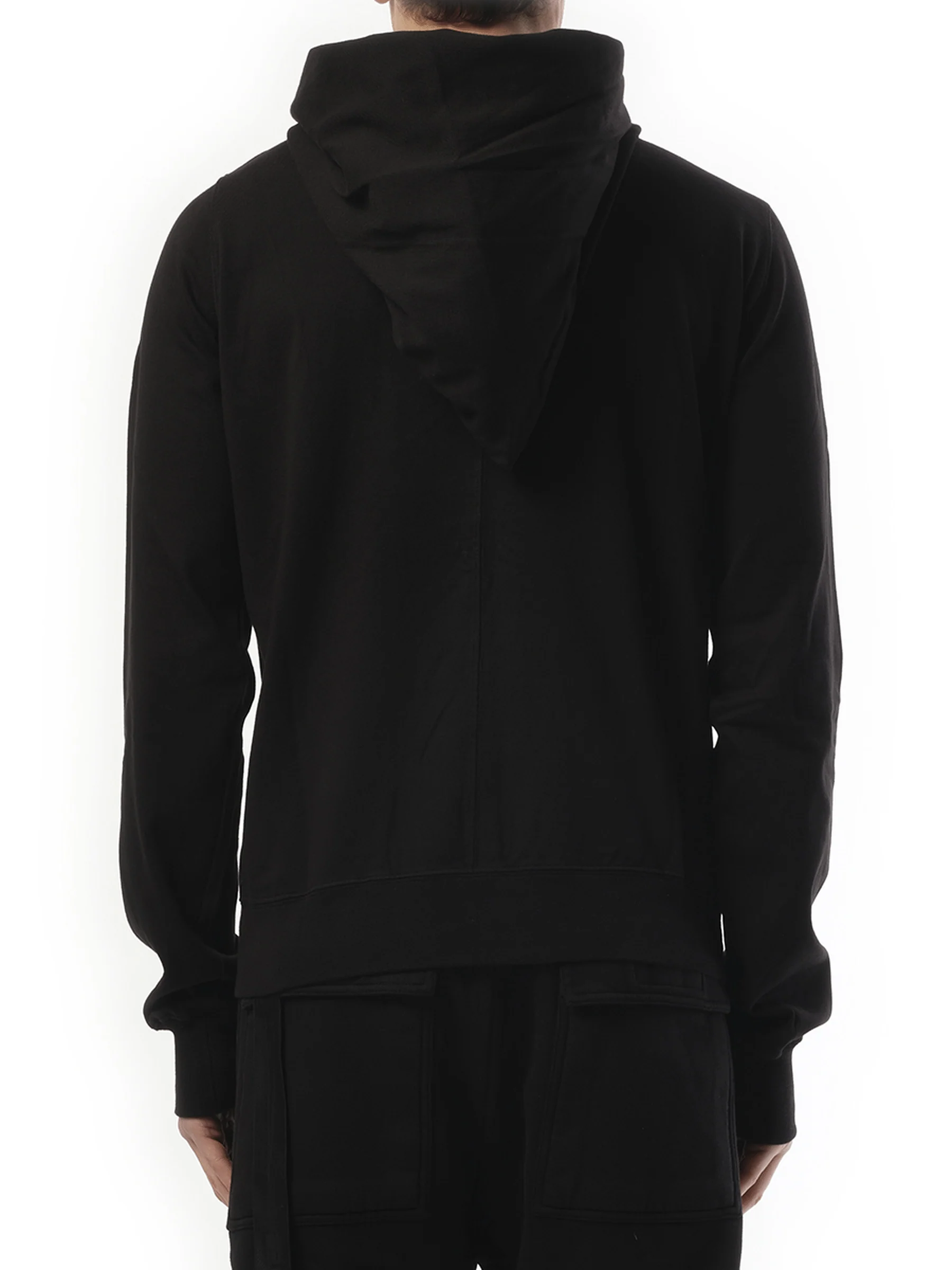 Cotton Jersey Mountain Hoodie in Black - Image 6