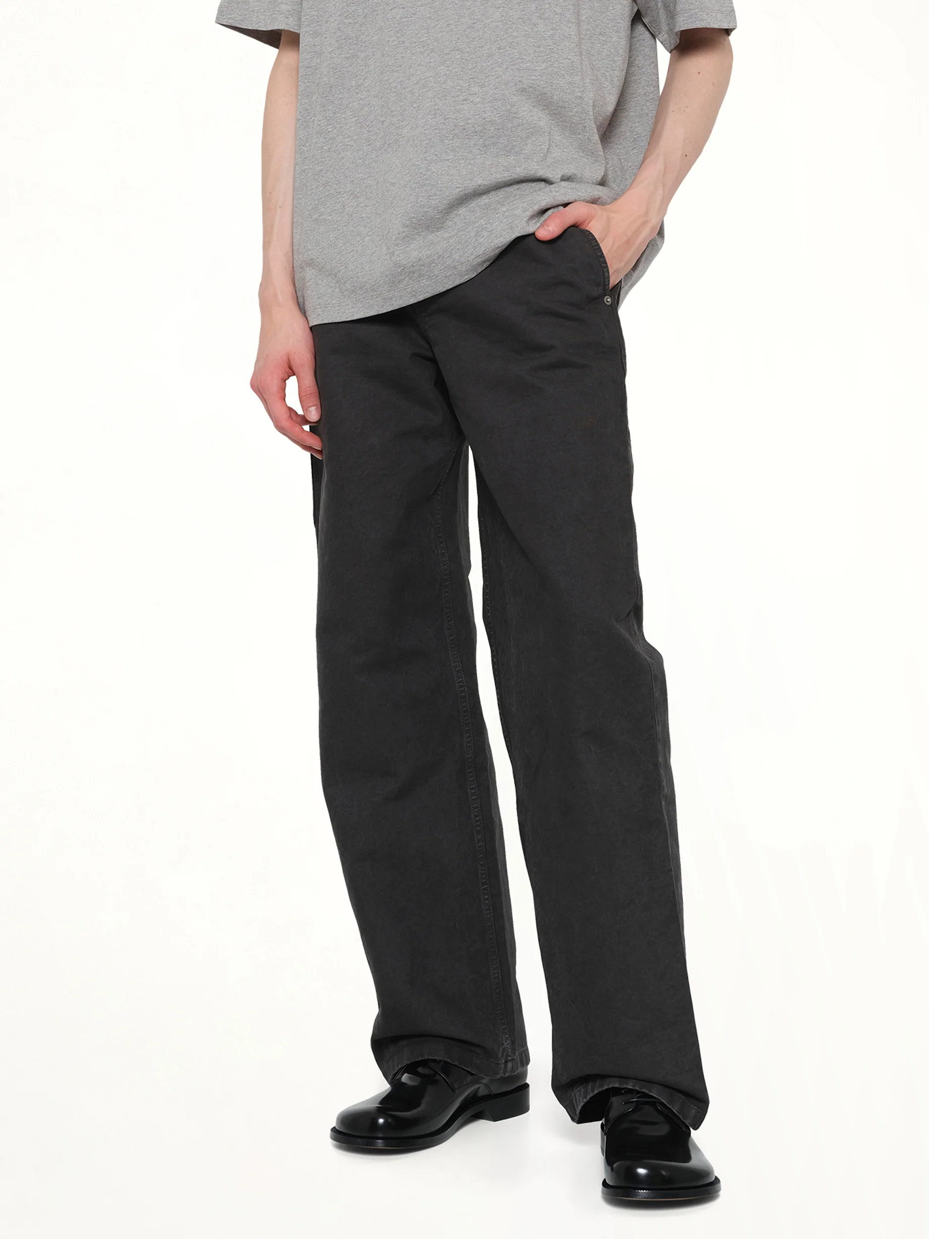 Cotton Trouser in Anthracite - Image 6