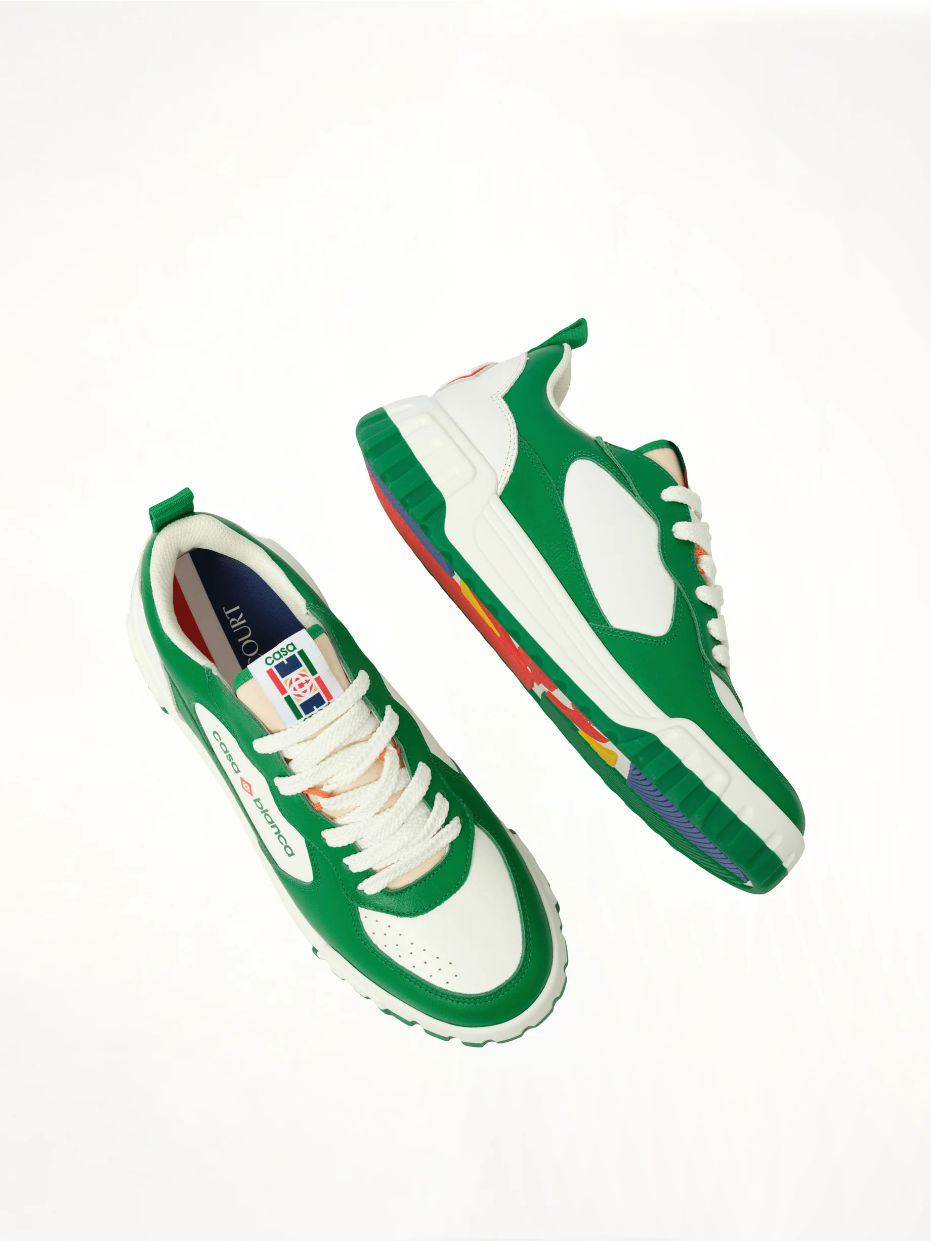 Court Sneaker in Green - Image 4