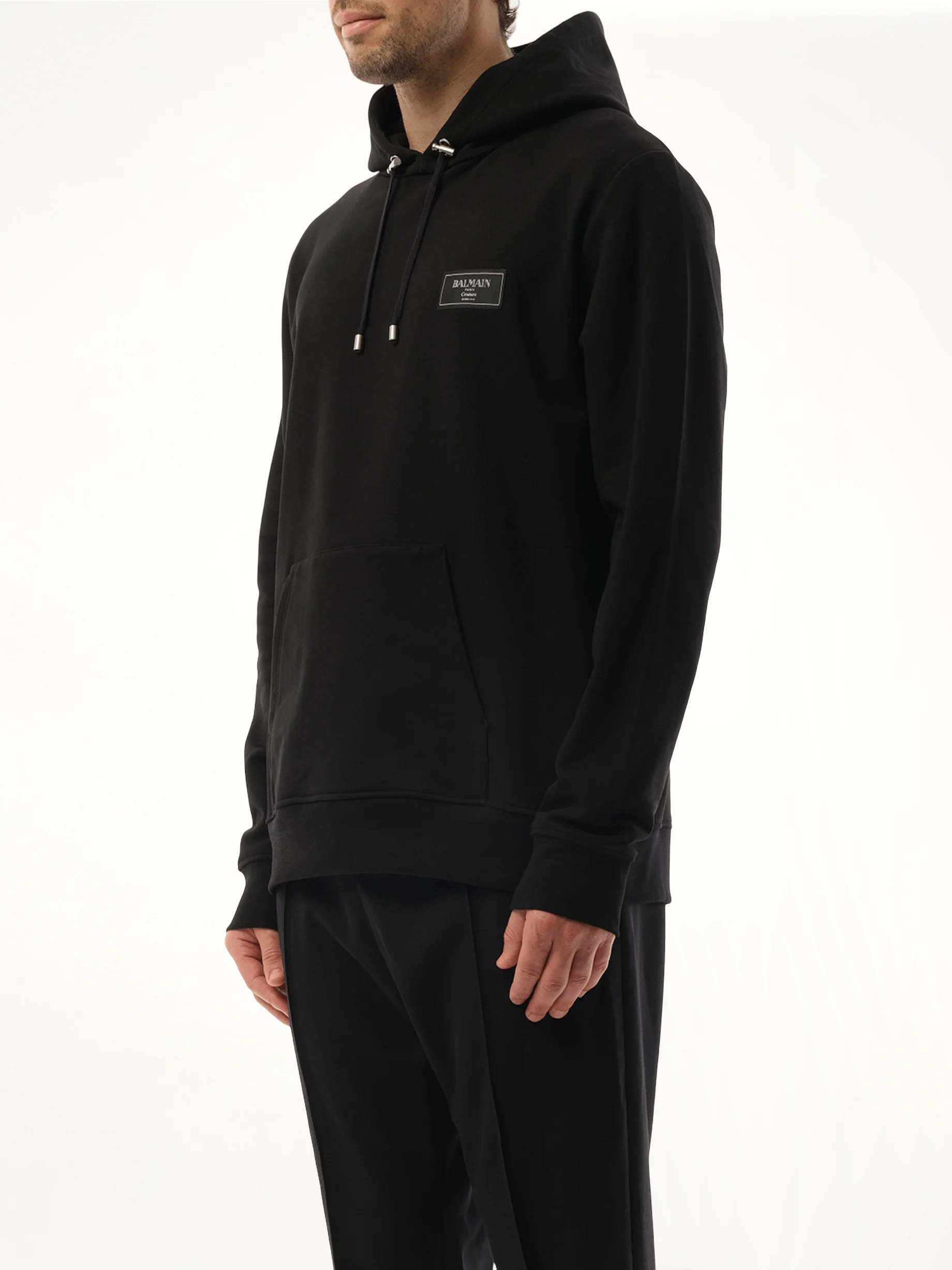 Couture Label Hoodie in Black - Image 5