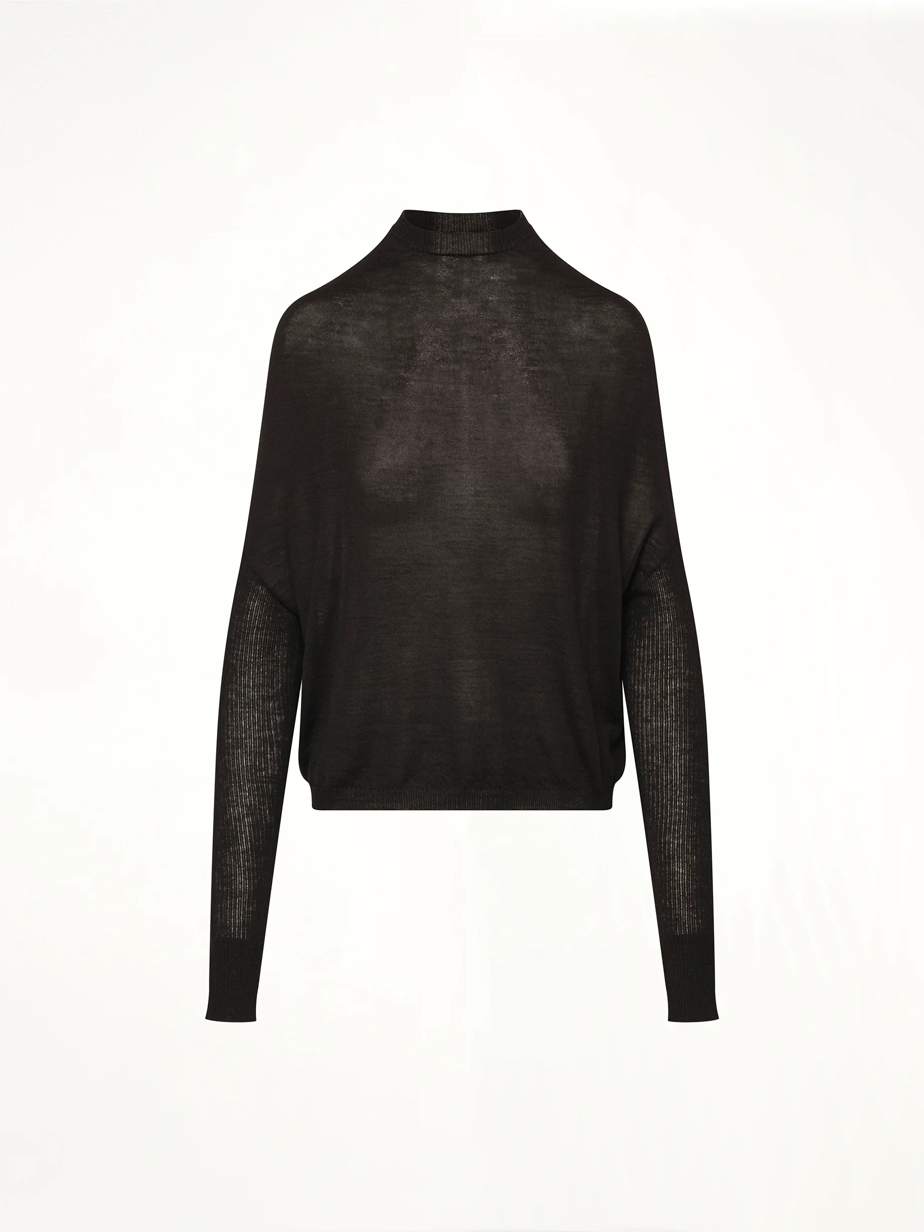 Crater Knit Sweater in Black - Image 2