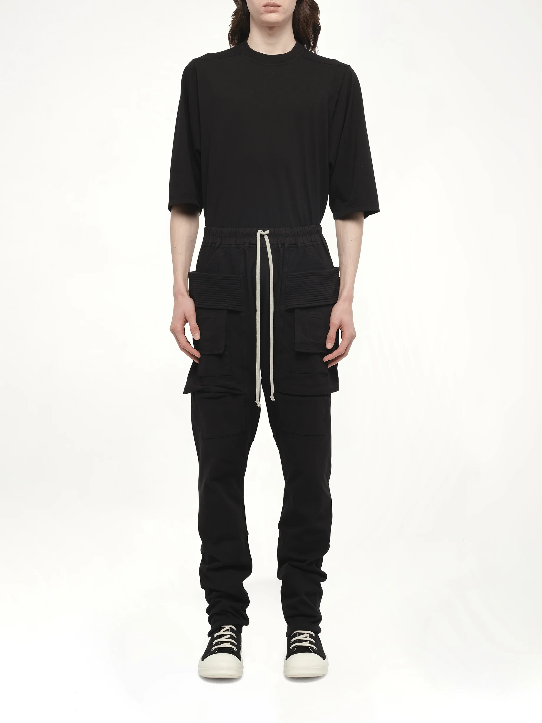 Creatch Cargo Drawstring in Black - Image 7
