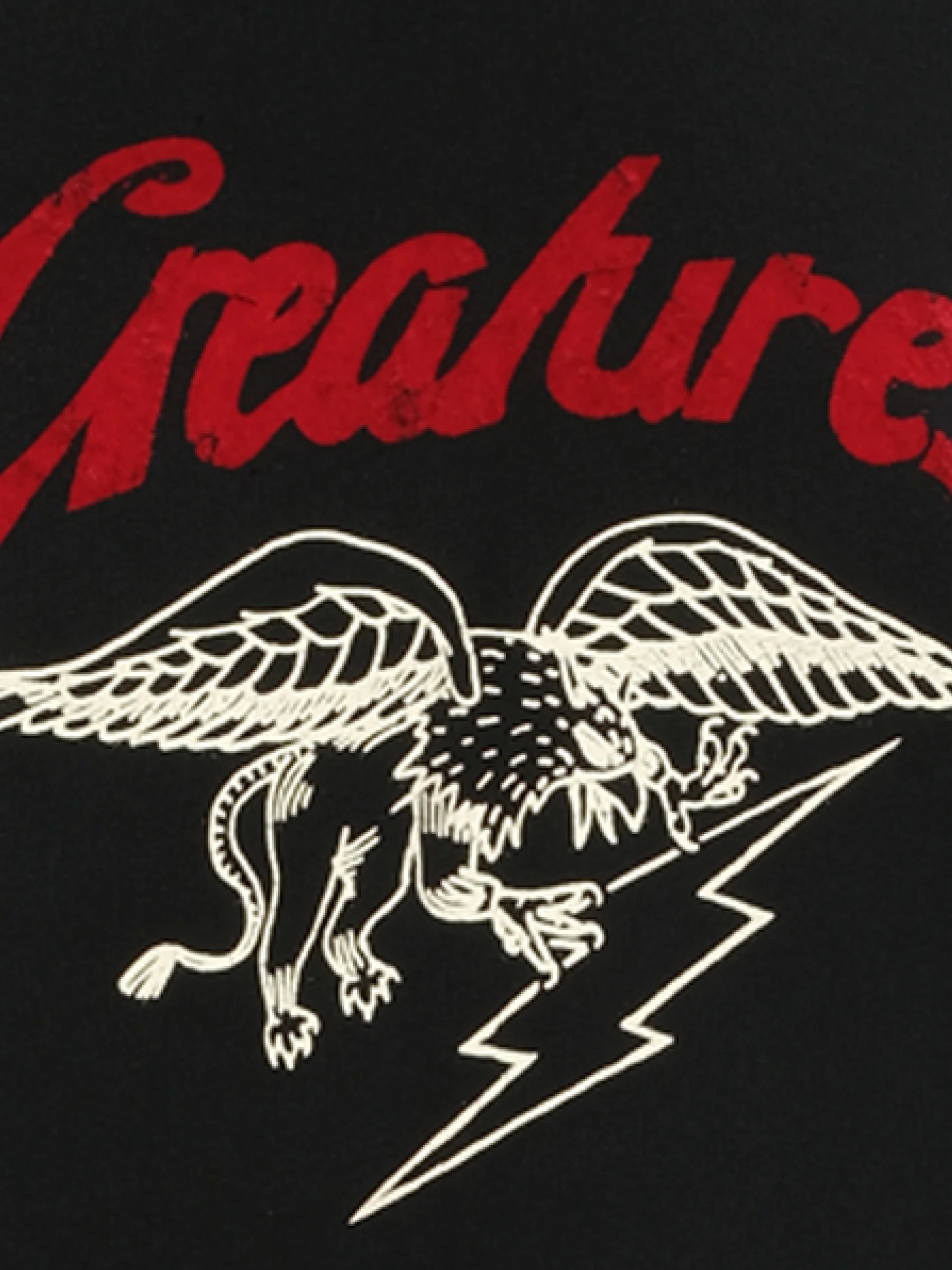 Creatures Hooded Dress in Black - Image 2