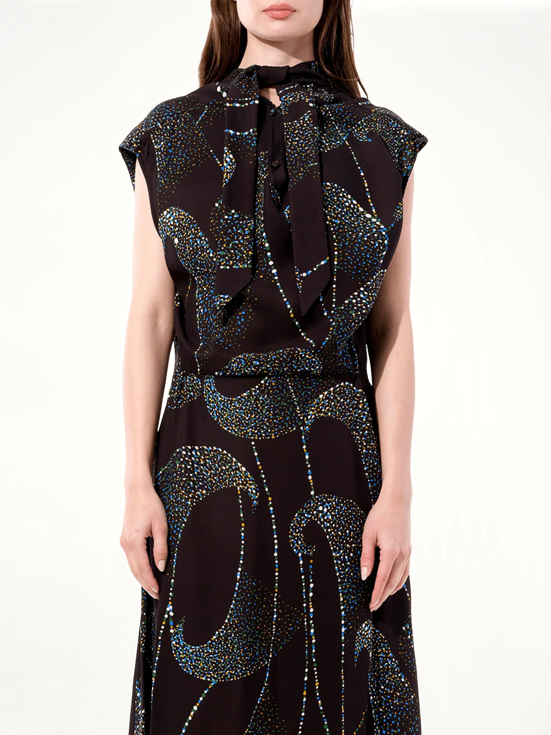 Crepe Dress in Black