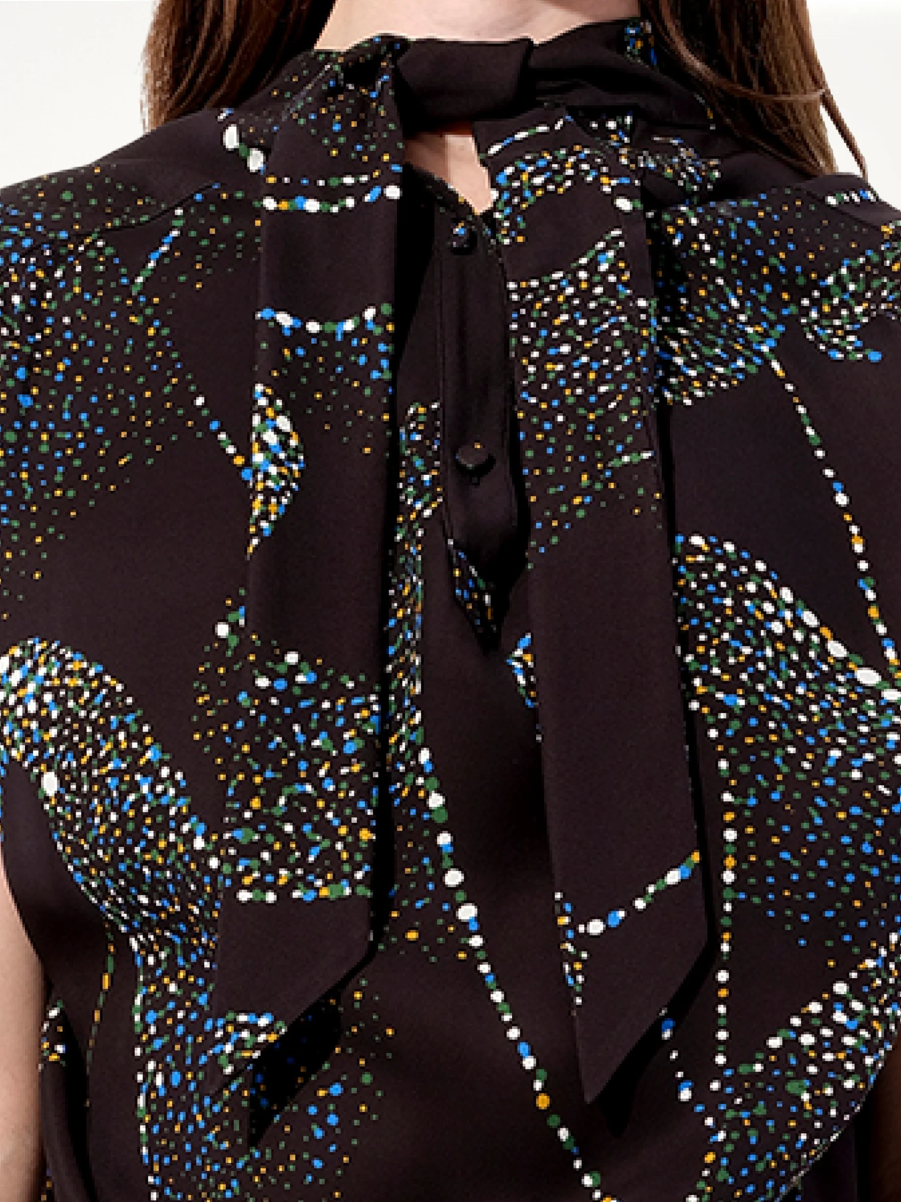 Crepe Dress in Black - Image 2