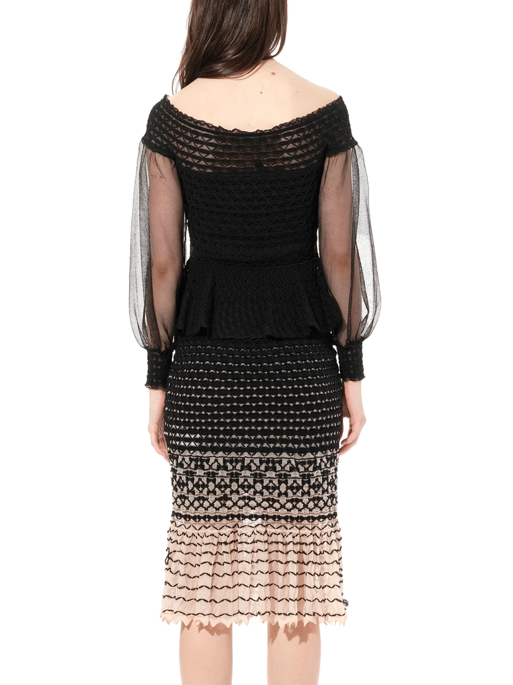 Criss Cross Dress in Black - Image 6
