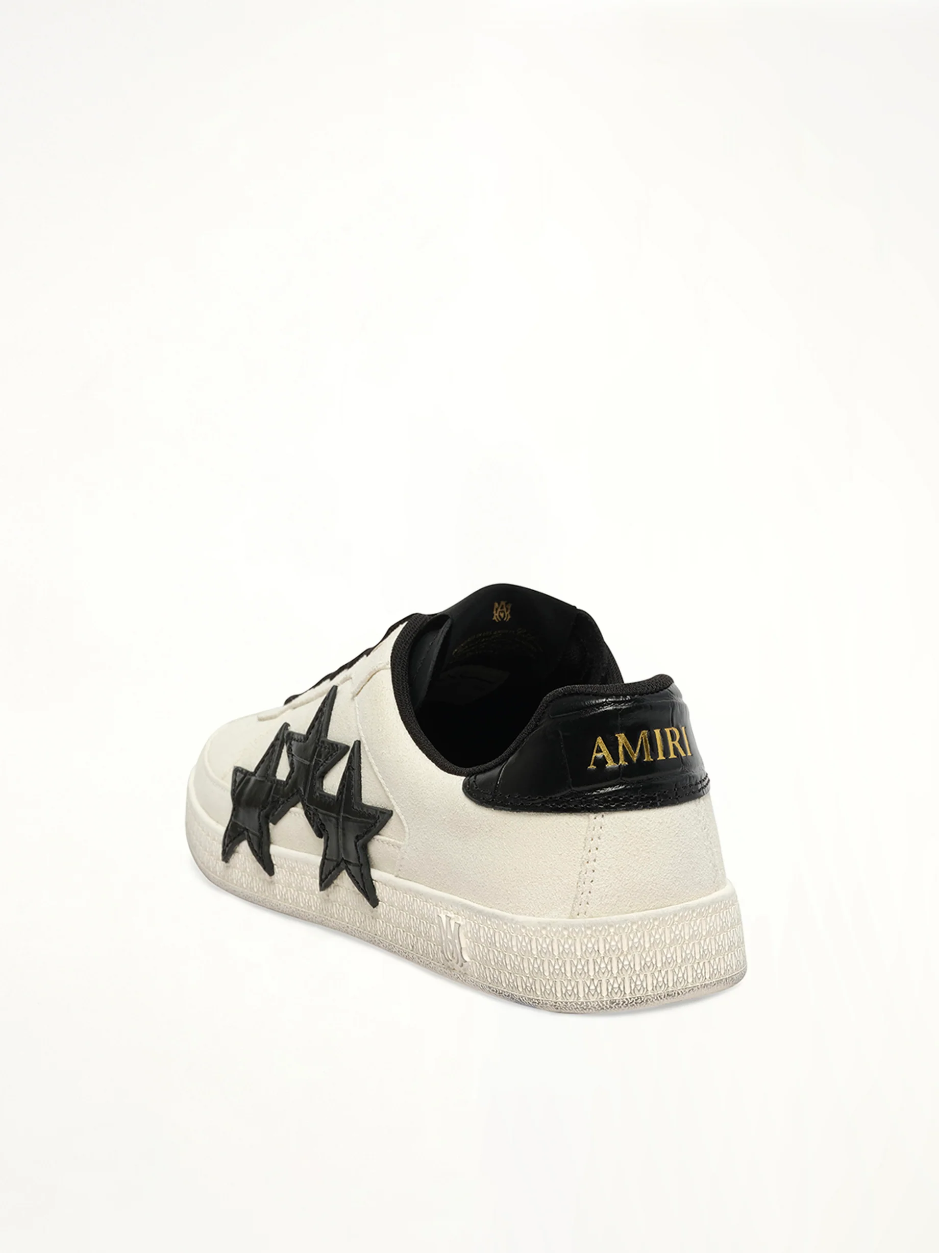 Croc Debossed Pacific Sneaker in Black - Image 3