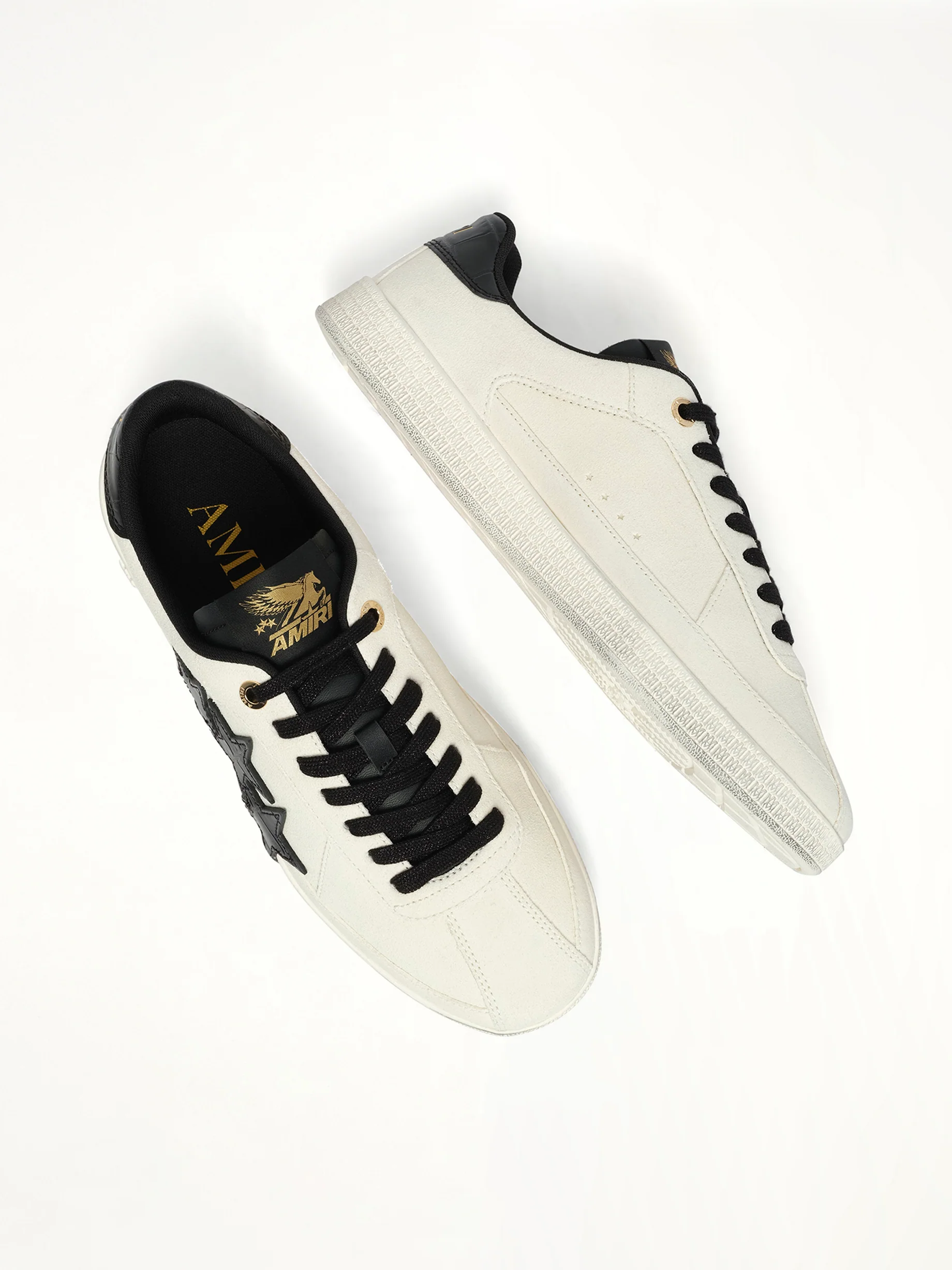 Croc Debossed Pacific Sneaker in Black - Image 4