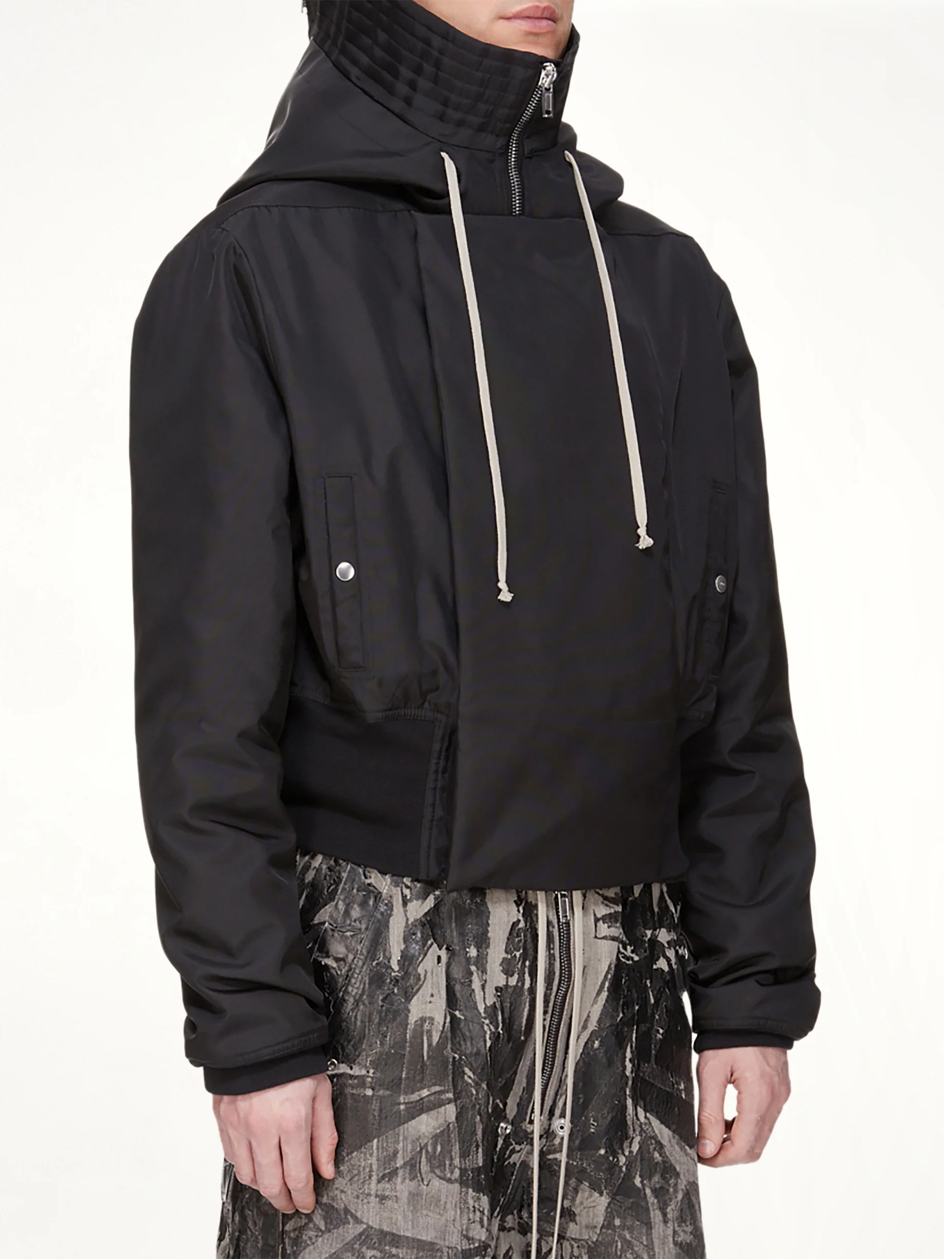 Cropped Alice Parka in Black - Image 3
