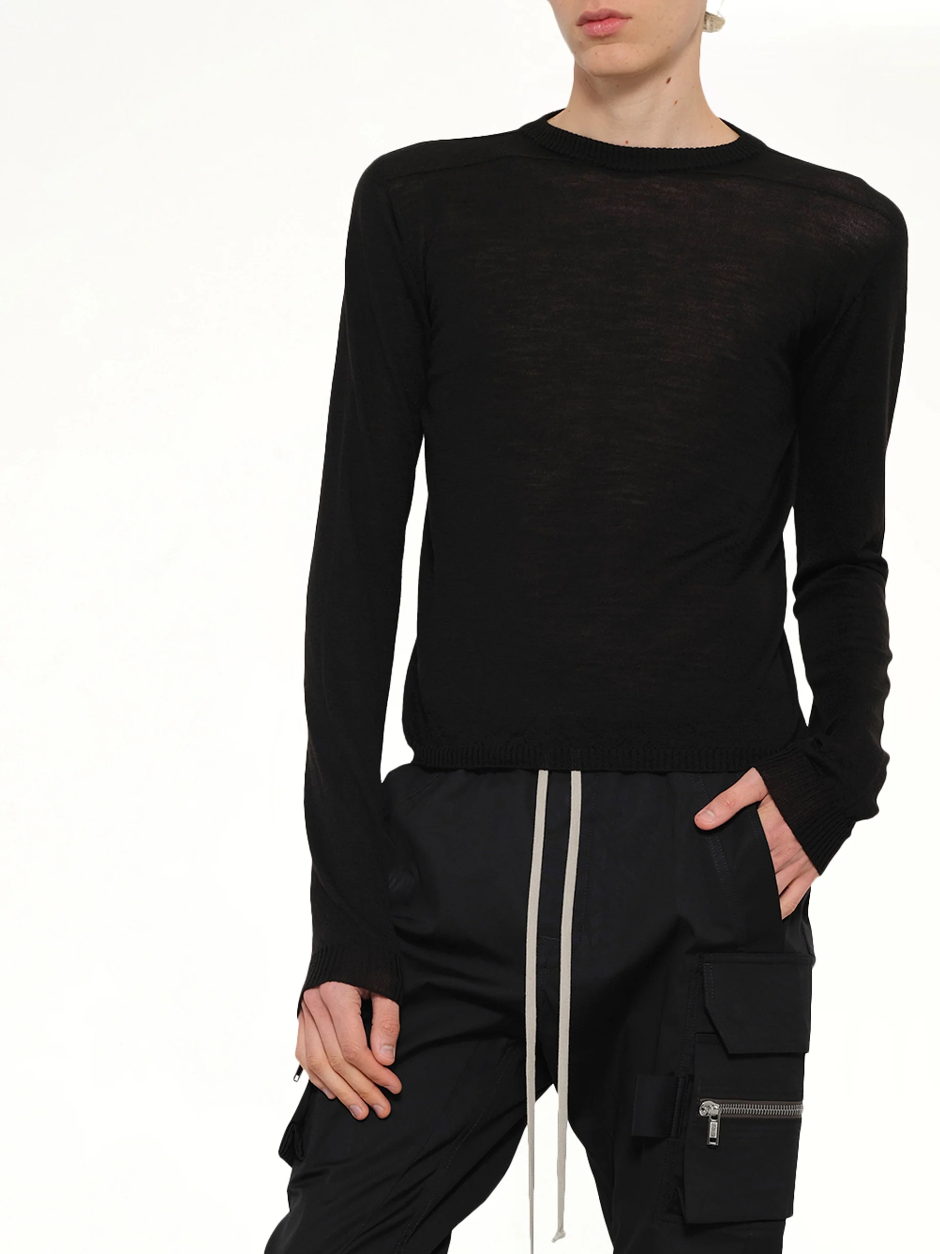 Cropped Biker in Black - Image 6