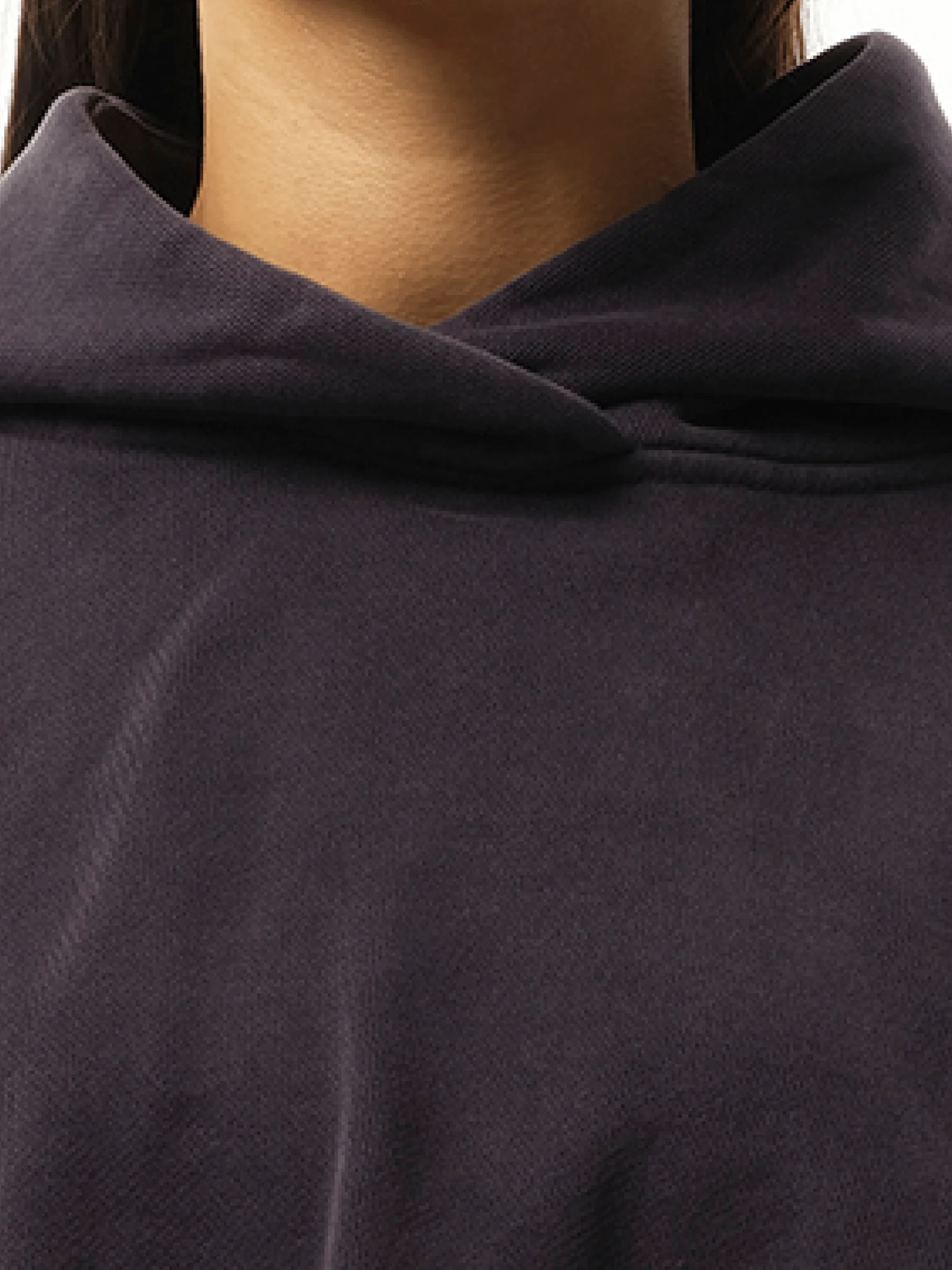Cropped Heavy Hood in Ink - Image 3