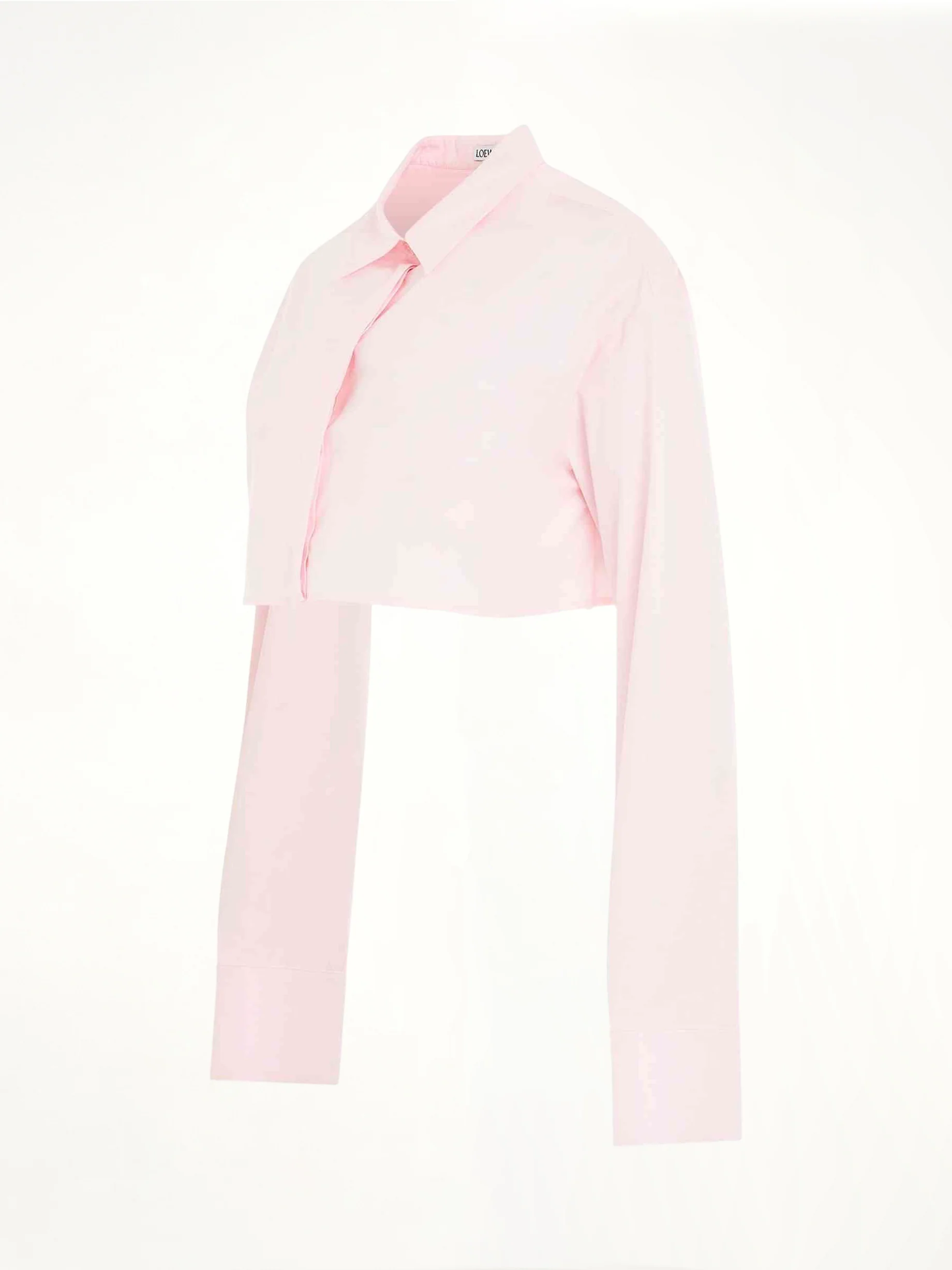 Cropped Shirt in Cotton Candy - Image 2