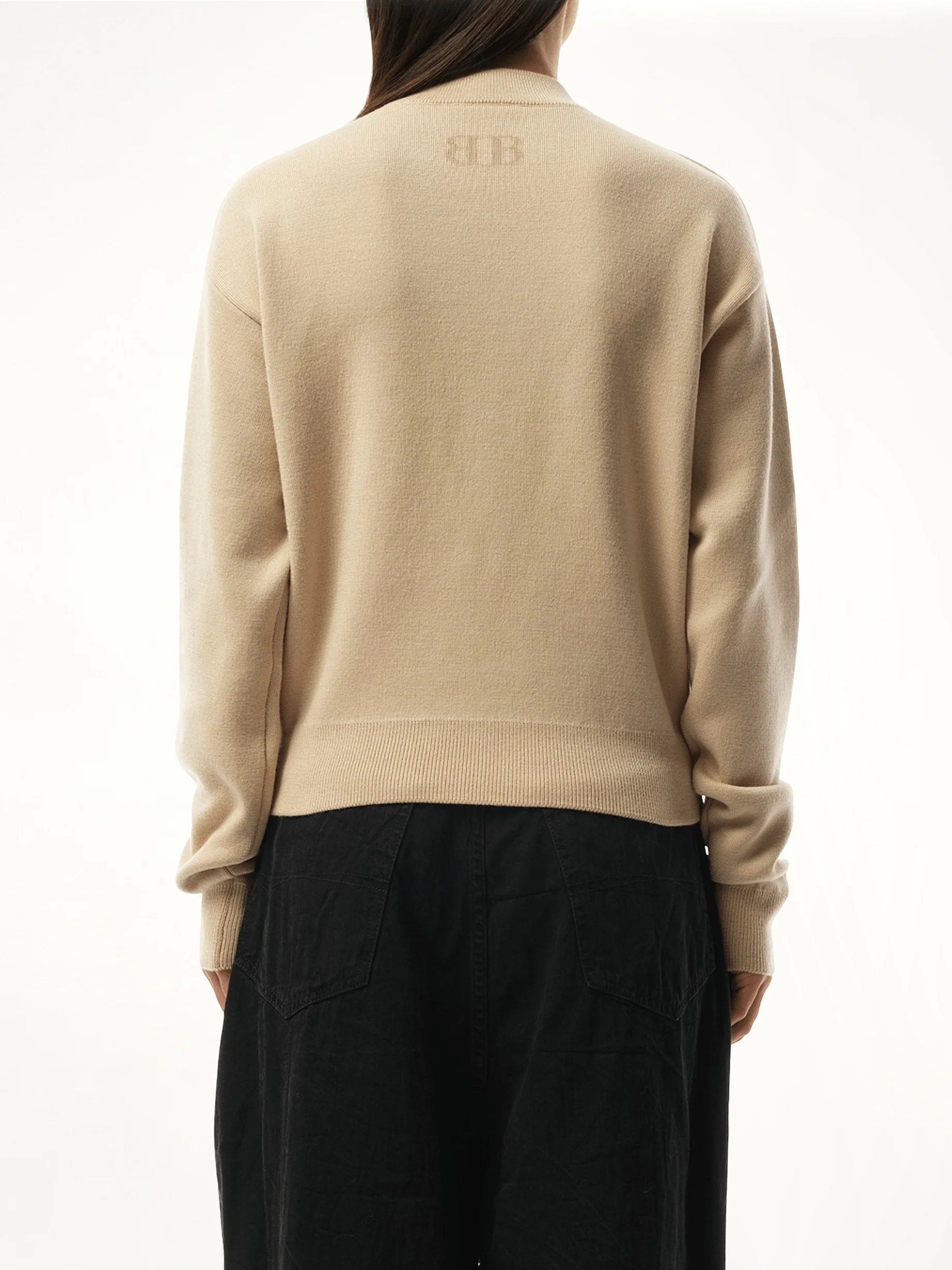 Cropped Sweater in Beige - Image 6