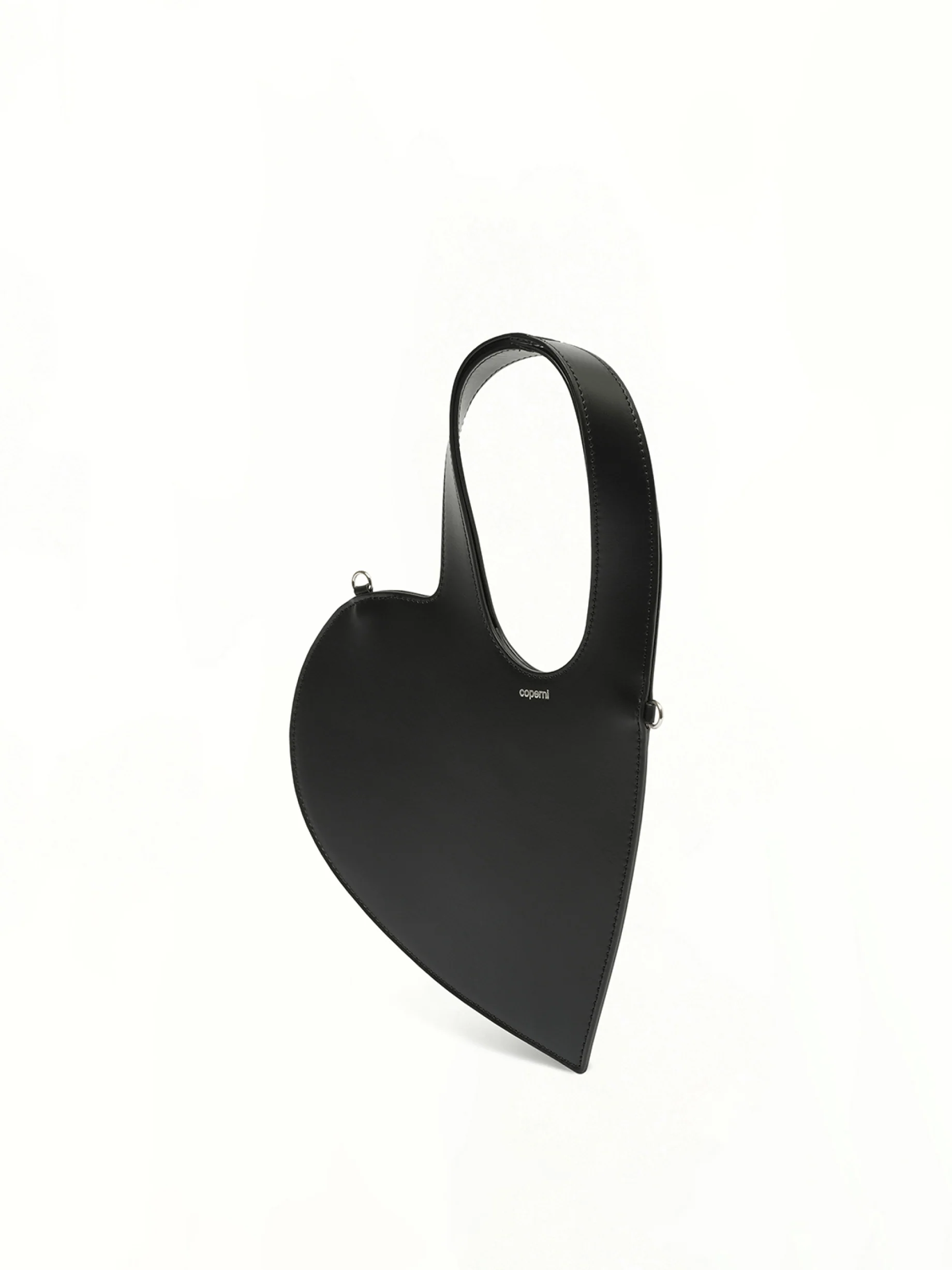 Crossbody Baby Heart Tote Bag in Black - Image 2