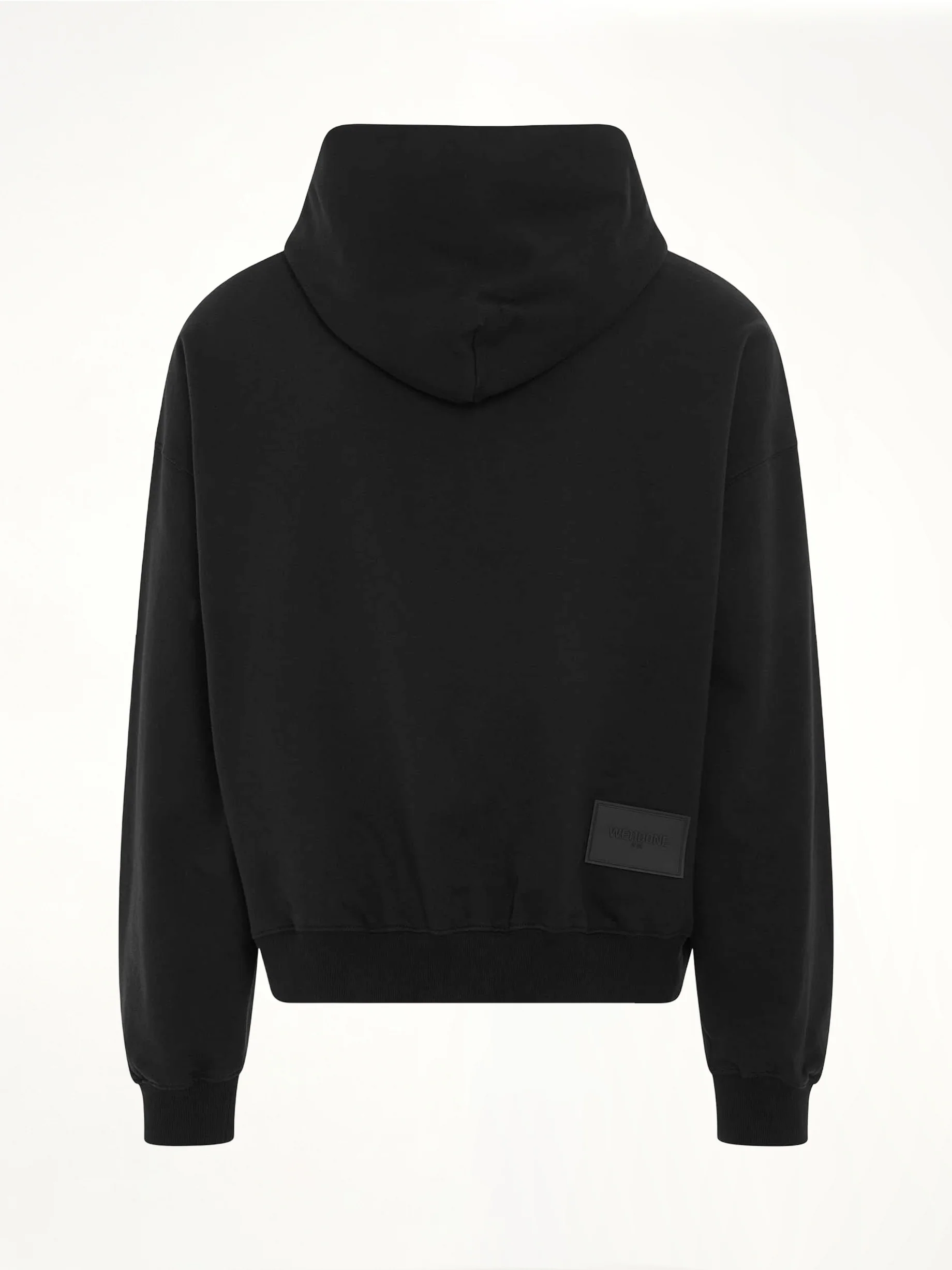 Cursive Circle Logo Hoodie in Black - Image 4