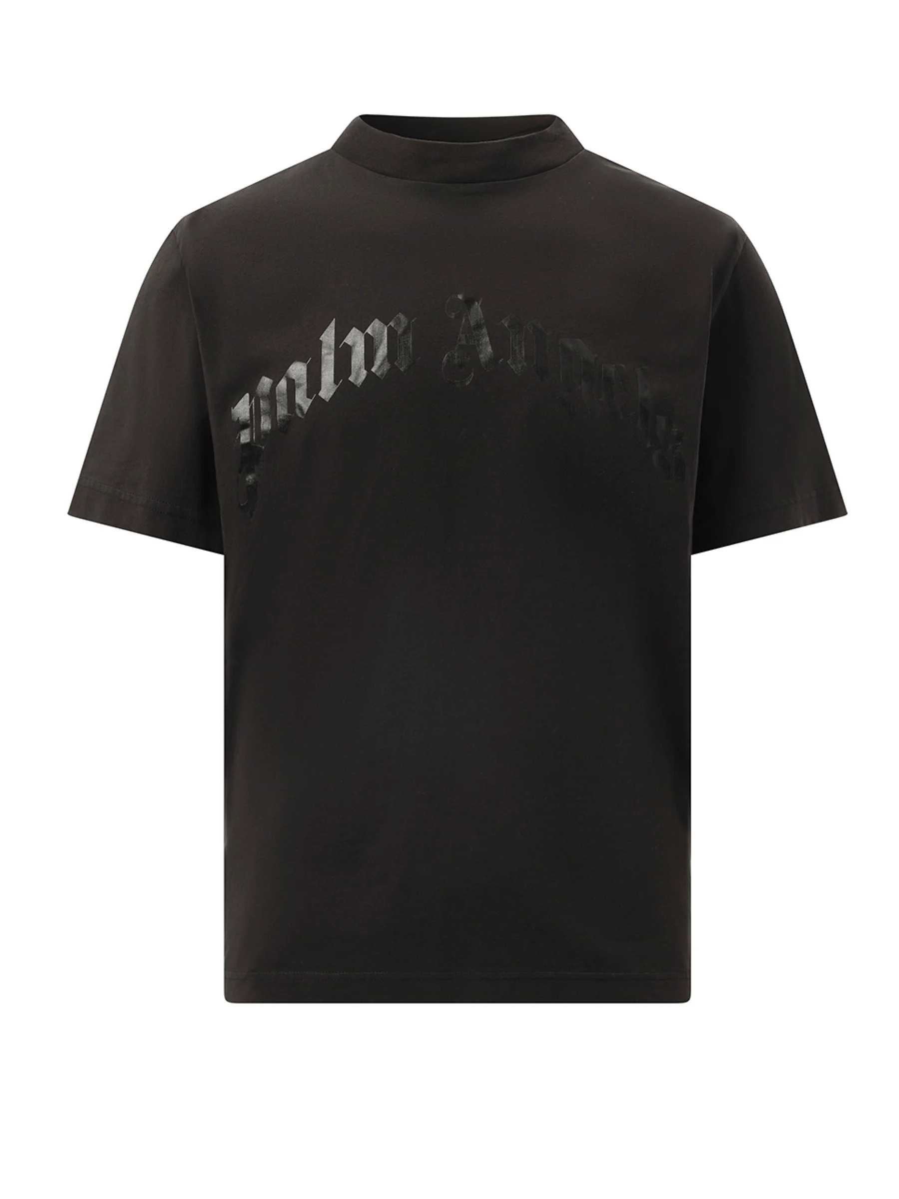 Curved Logo Regular T-Shirt in Black - Image 2