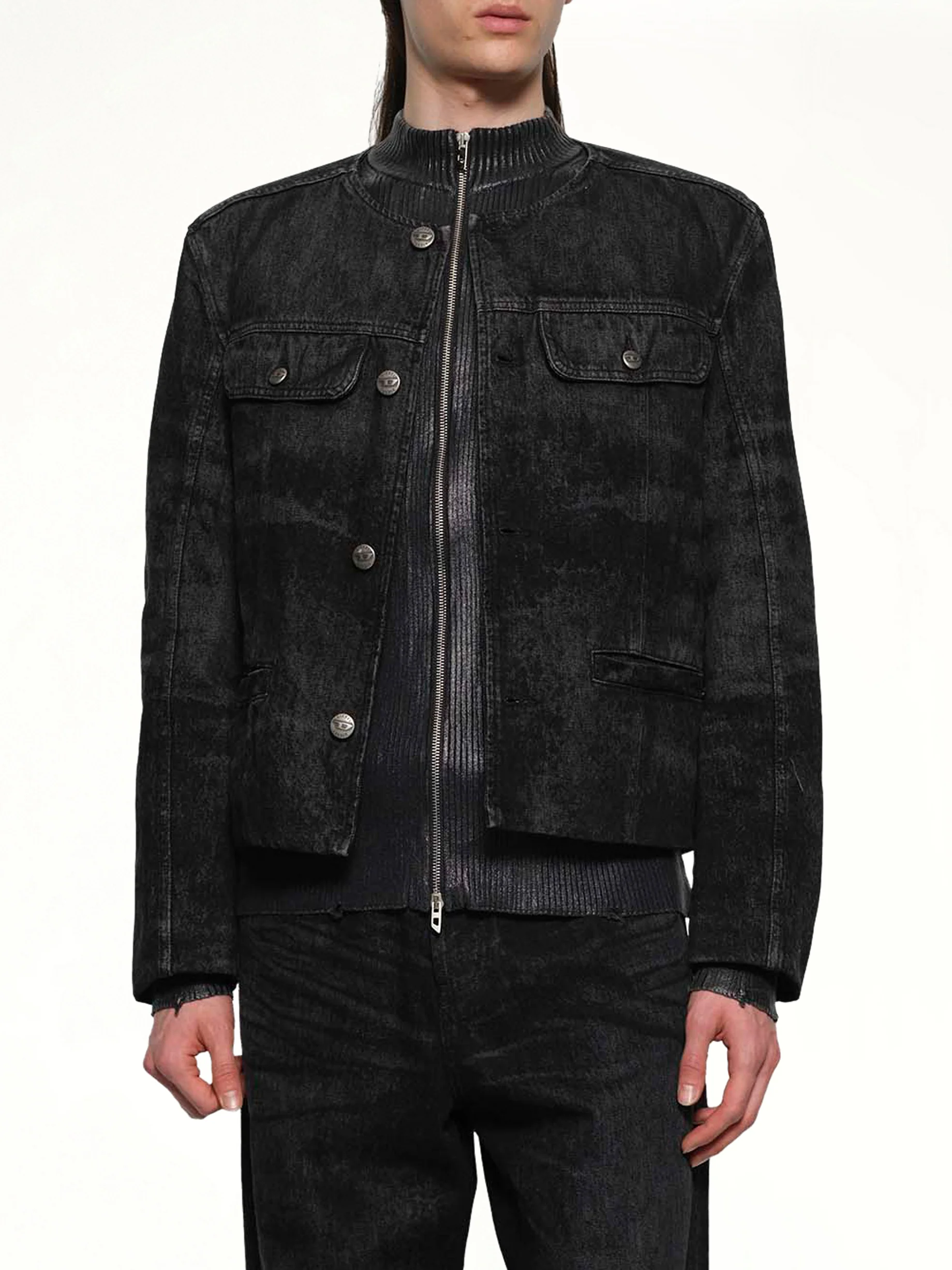 D-ABERDEEN-FSH2 Runway Jacket in Black - Image 6
