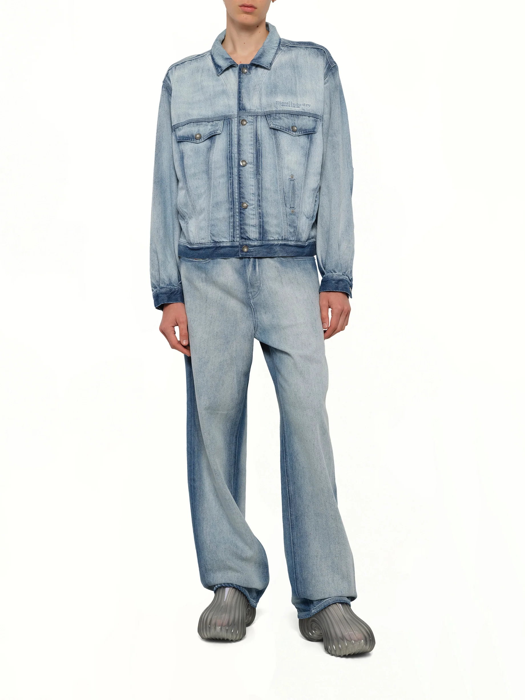 D-DENVER-FSI1 Denim Jacket in Blue - Image 4