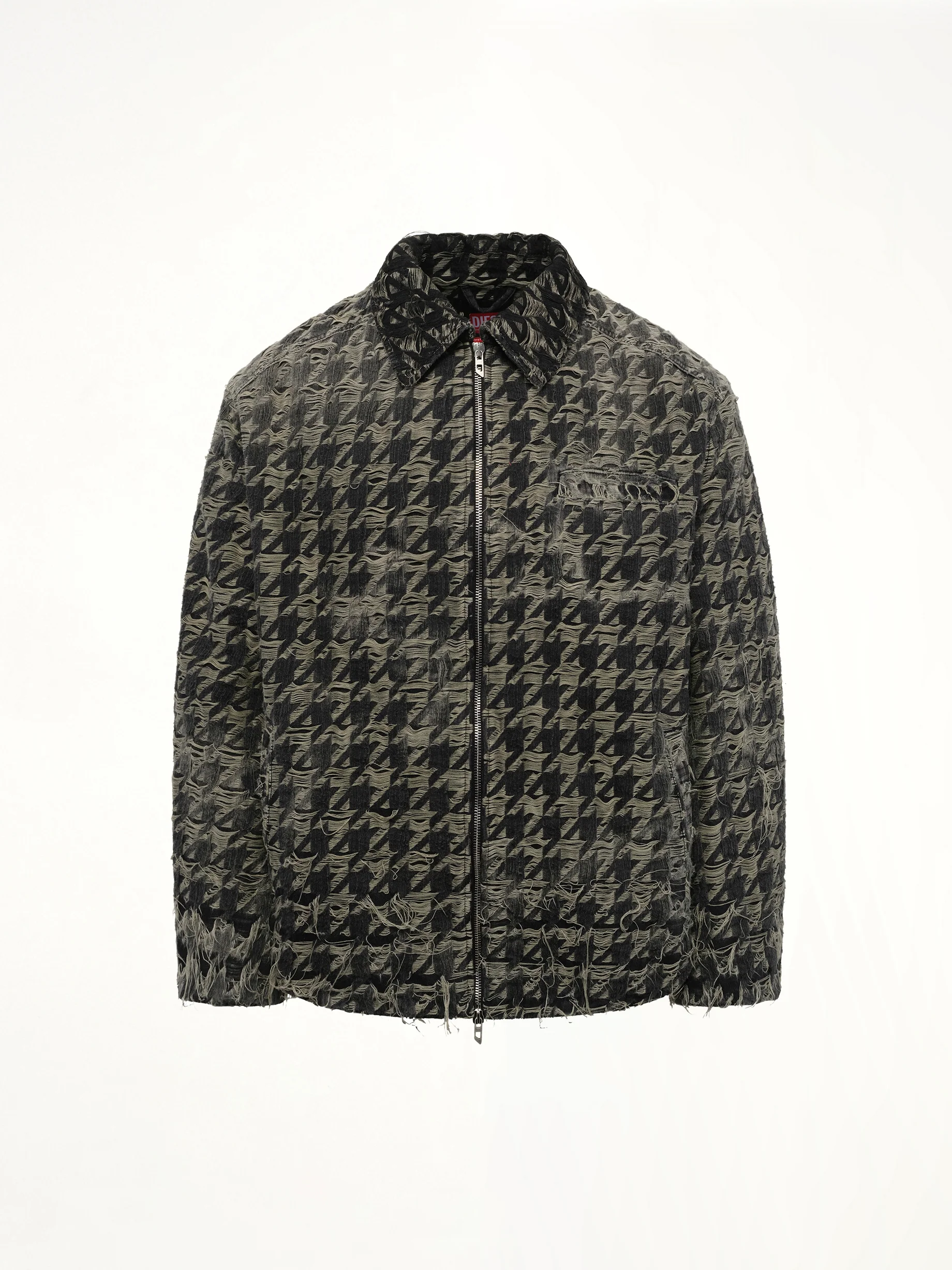 D-ELMO-FSH Runway Denim Jacket in Black - Image 2