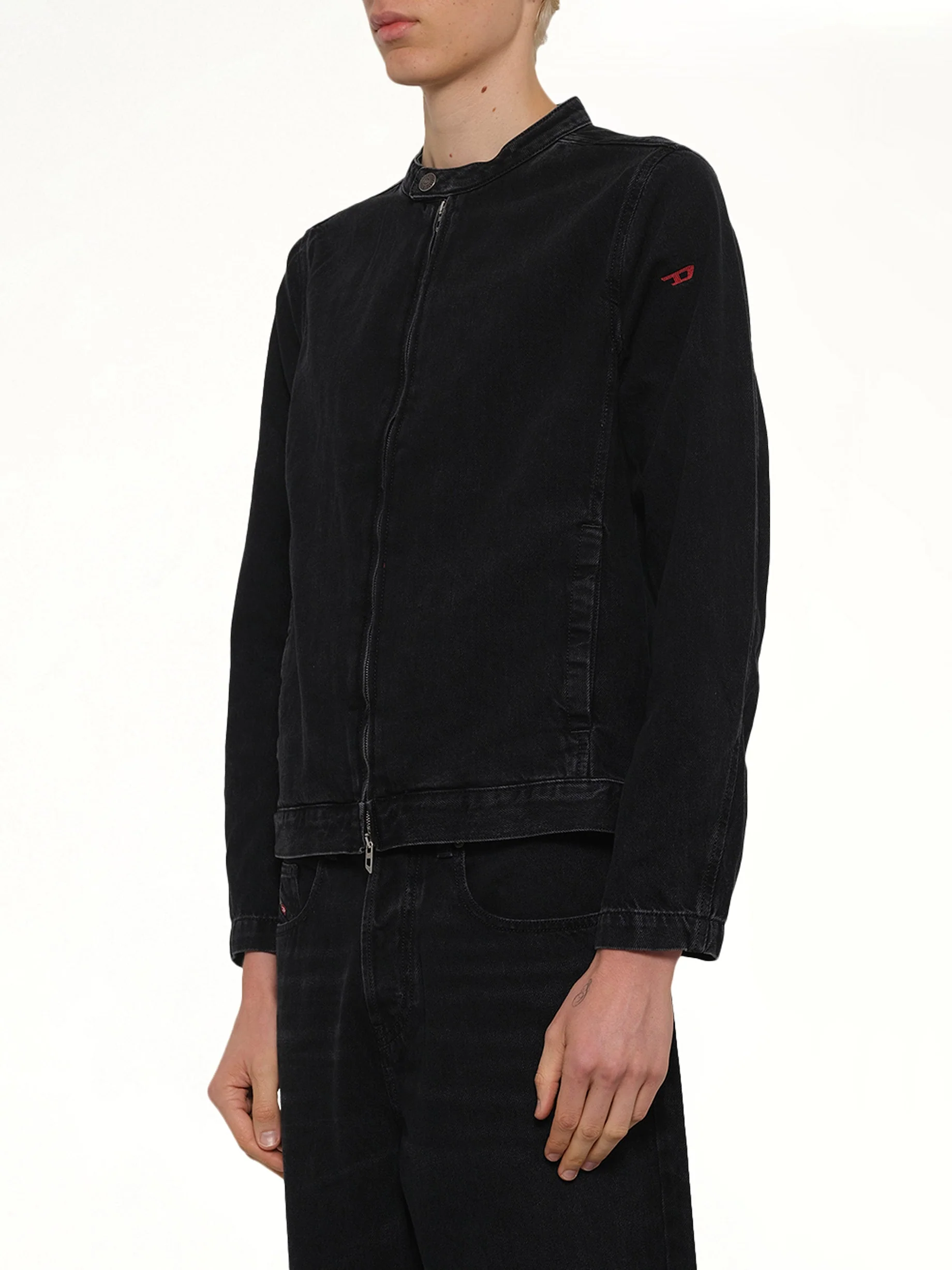 D-GLORY Denim Jacket in Black - Image 3