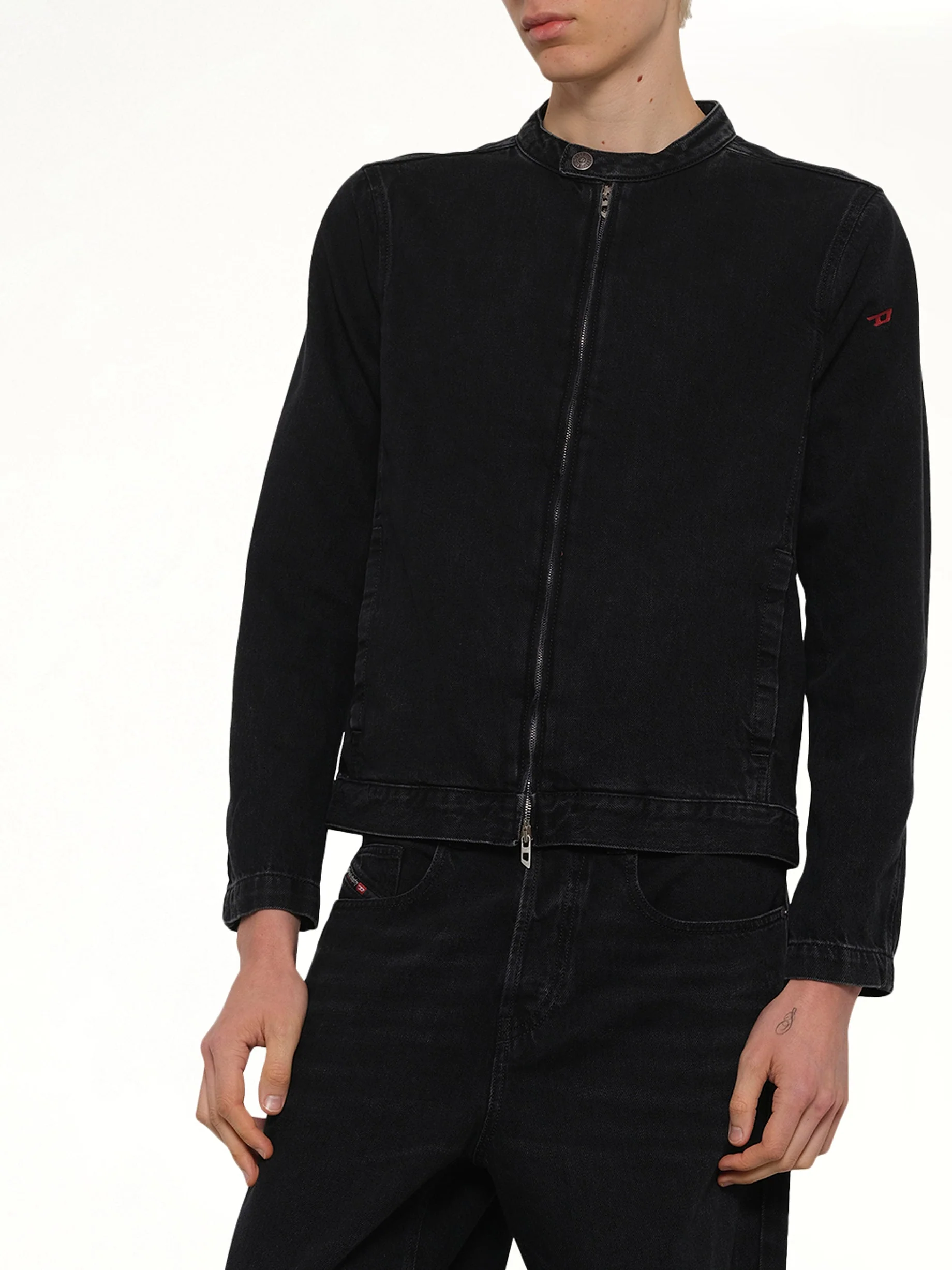 D-GLORY Denim Jacket in Black - Image 6