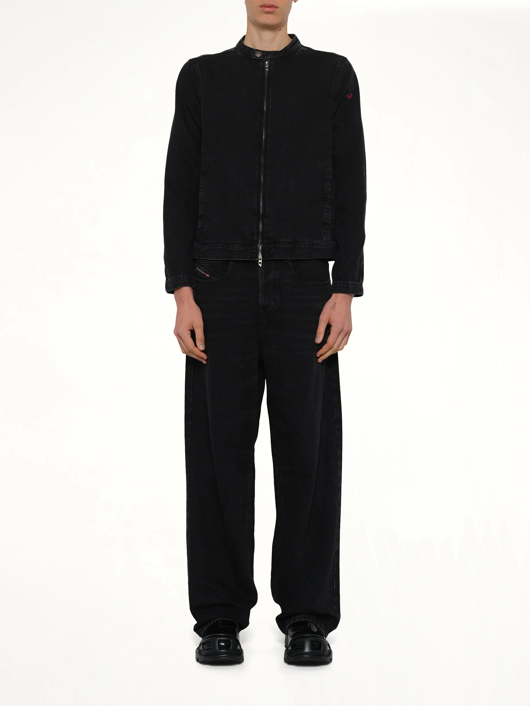D-GLORY Denim Jacket in Black - Image 7