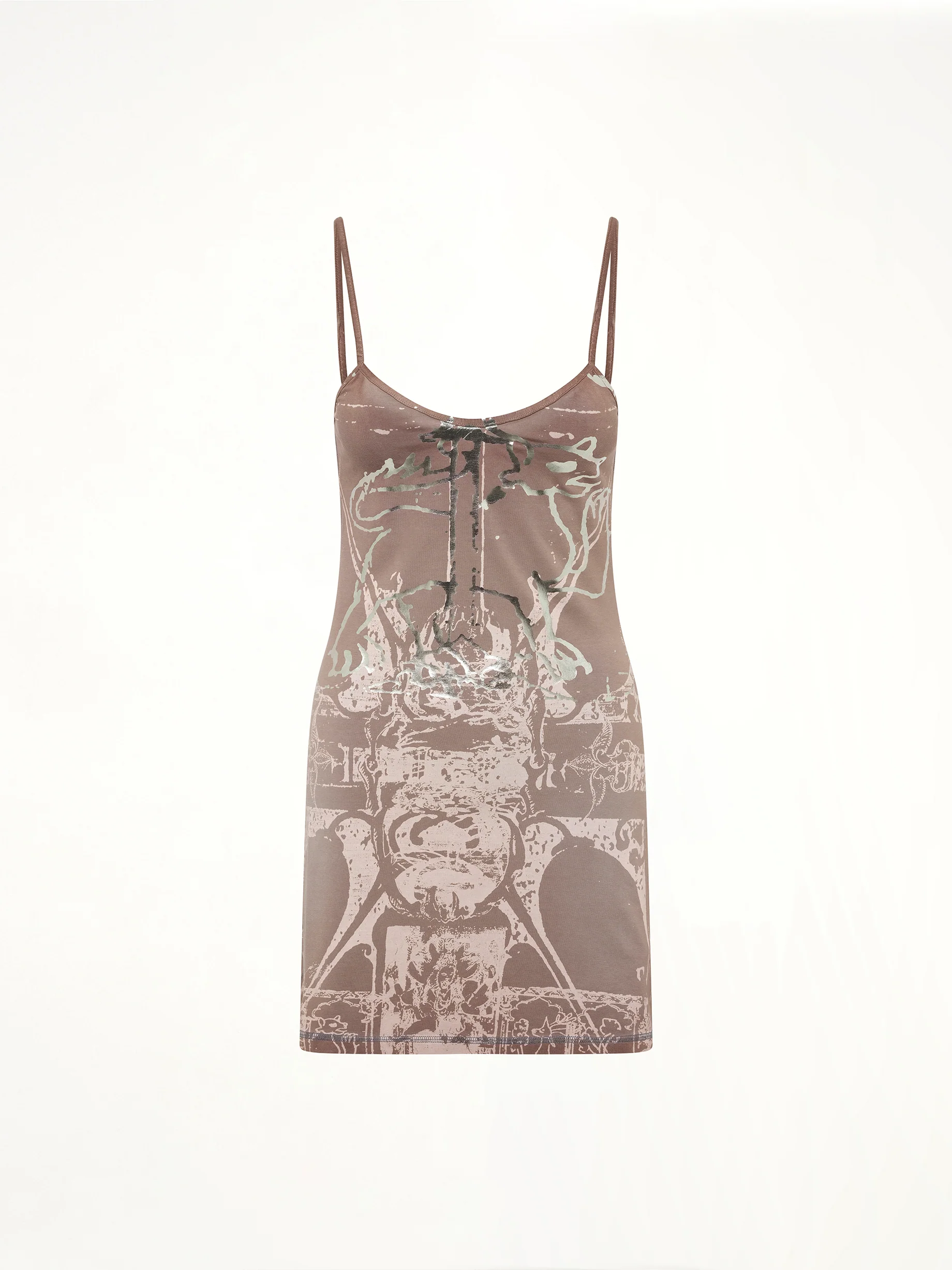 D-LONGY Dress in Beige - Image 2