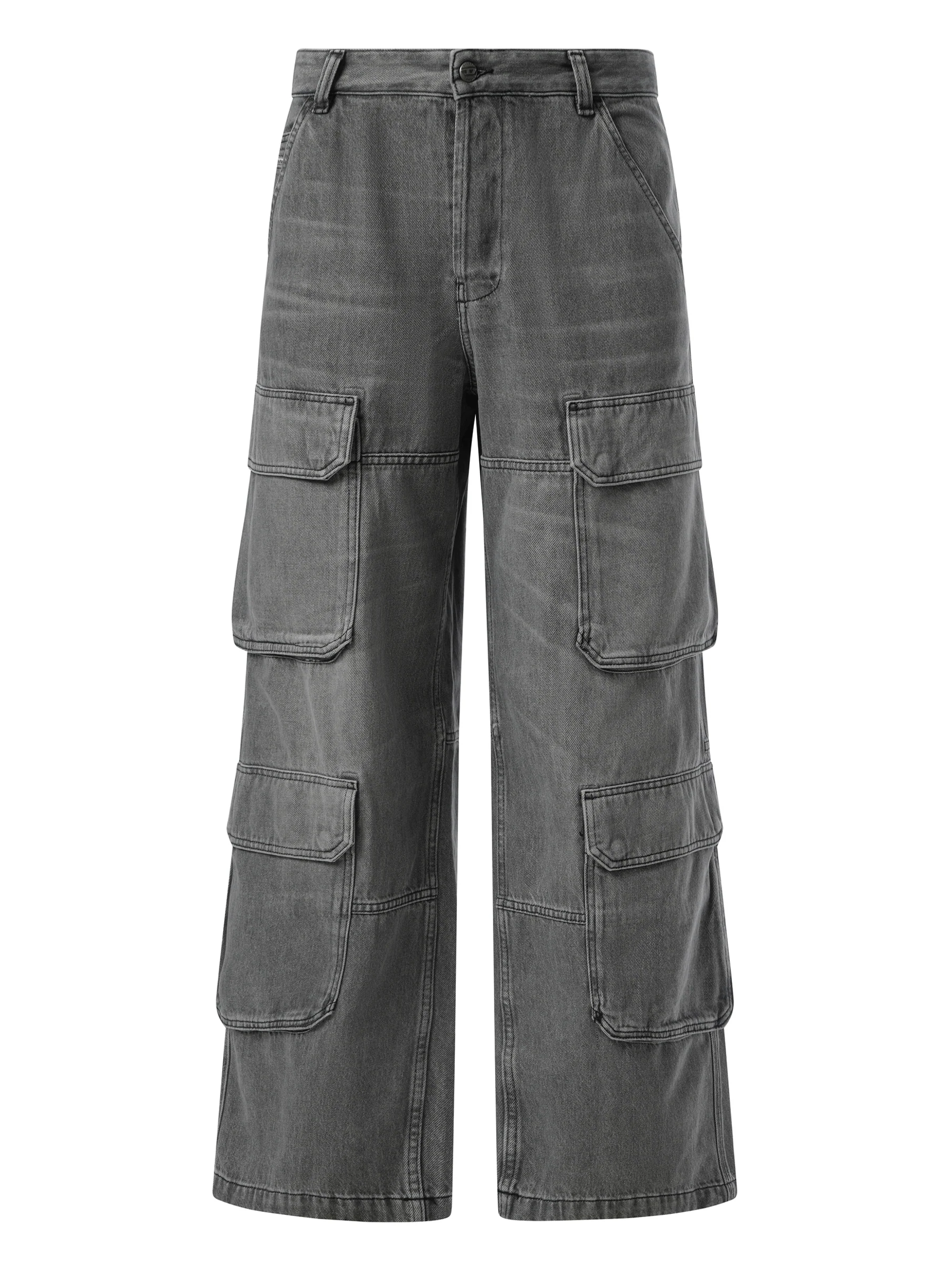 D-Touch Cargo Pants in Grey - Image 2