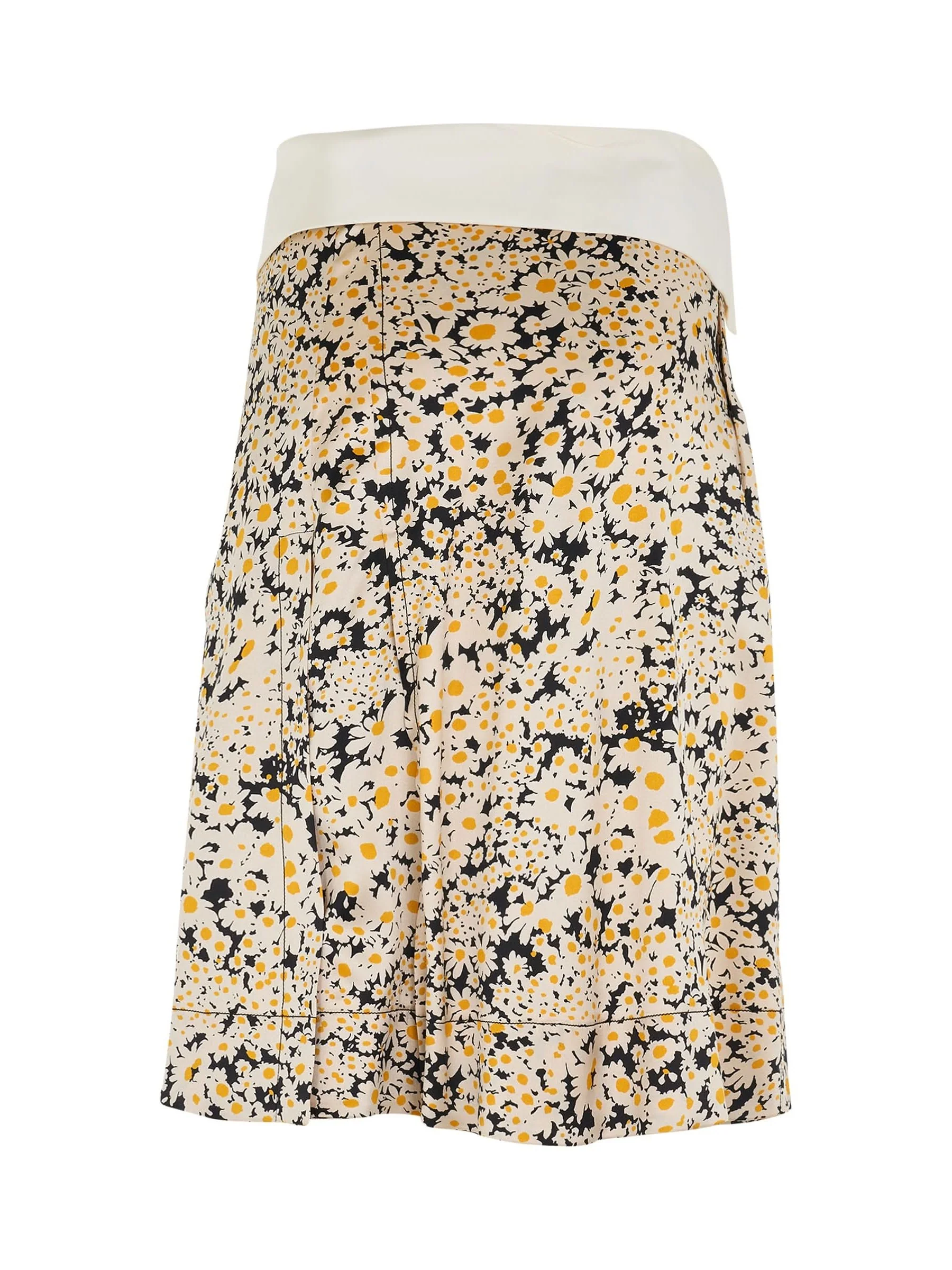Daisy Print Skirt in Multicolor - Image 4