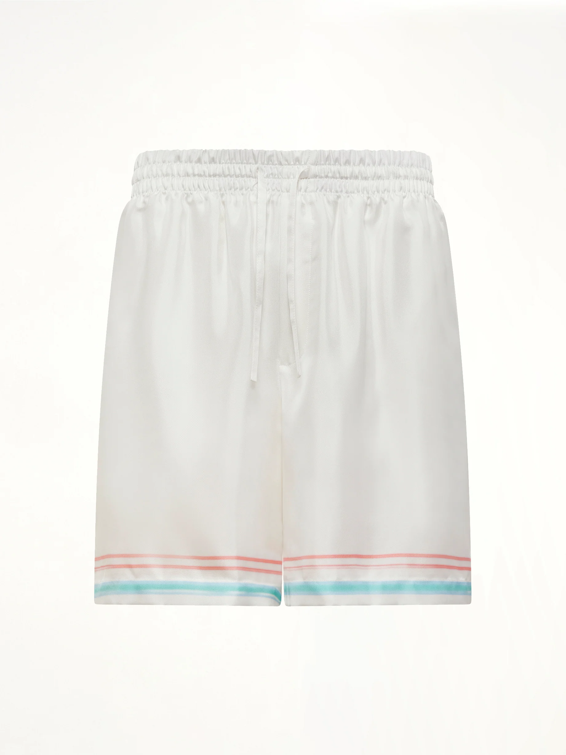 Dance Joy Silk Shorts in White - Image 2