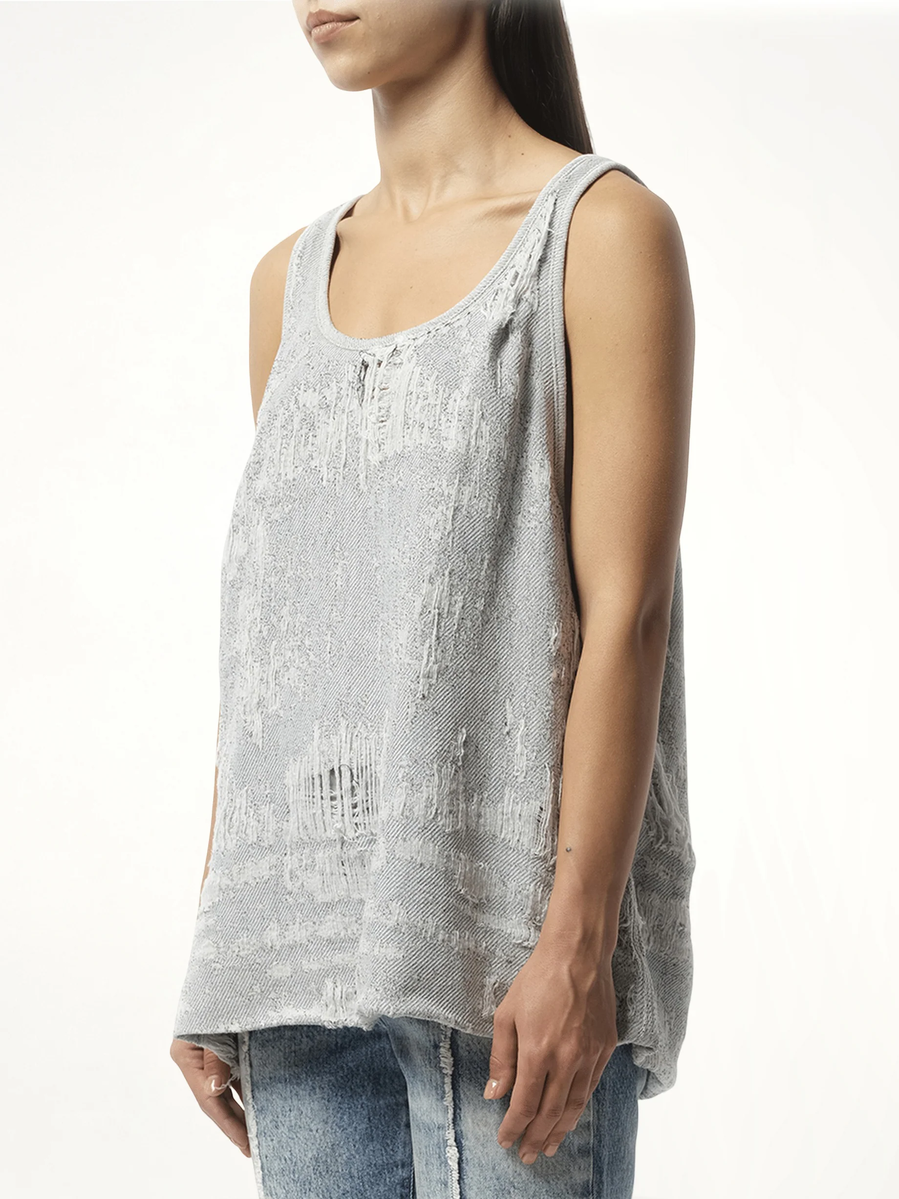 DE-Dalby Distressed Top in Blue - Image 5