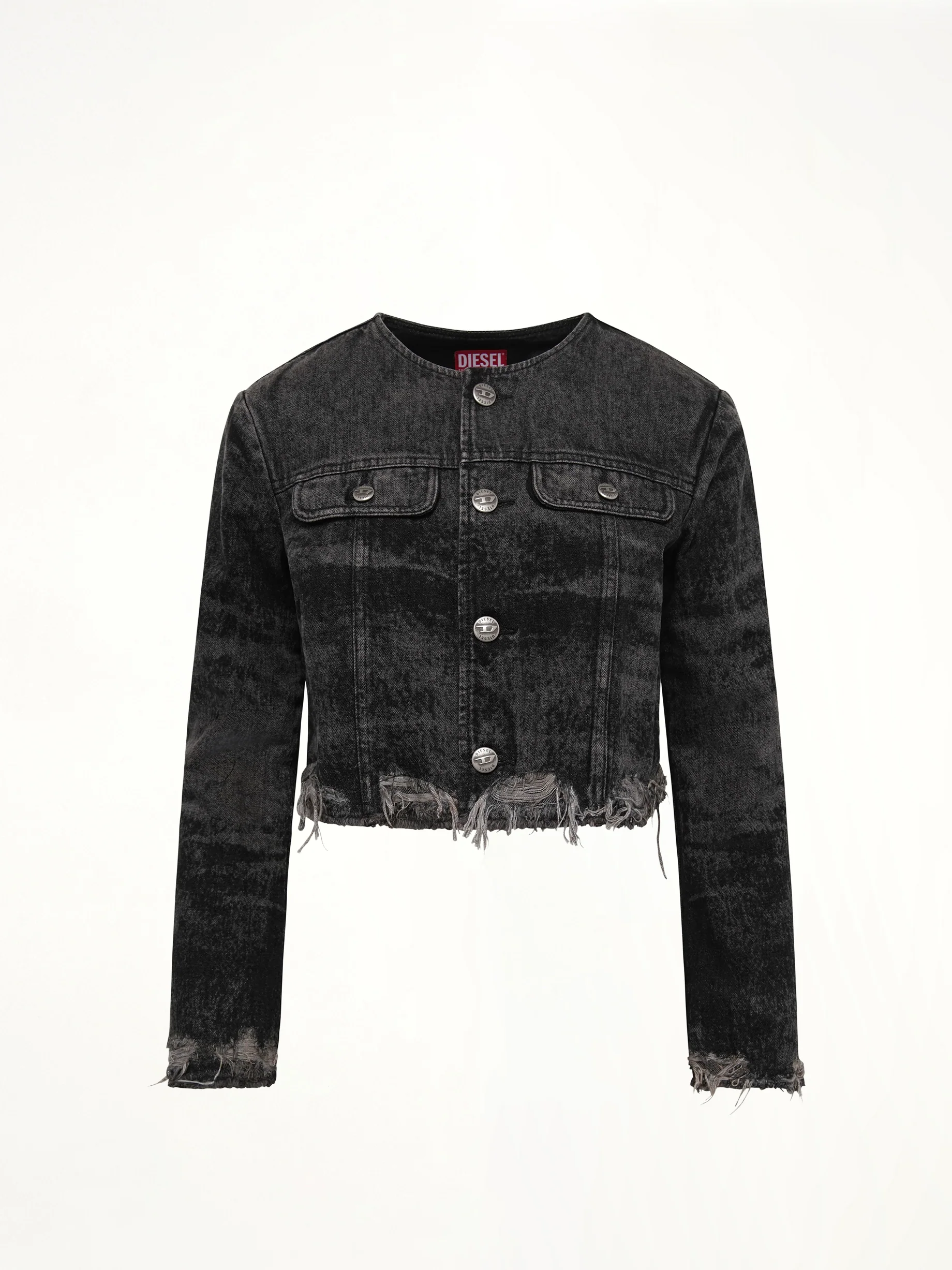 DE-GRAFFY-FSH Denim Jacket in Black - Image 2