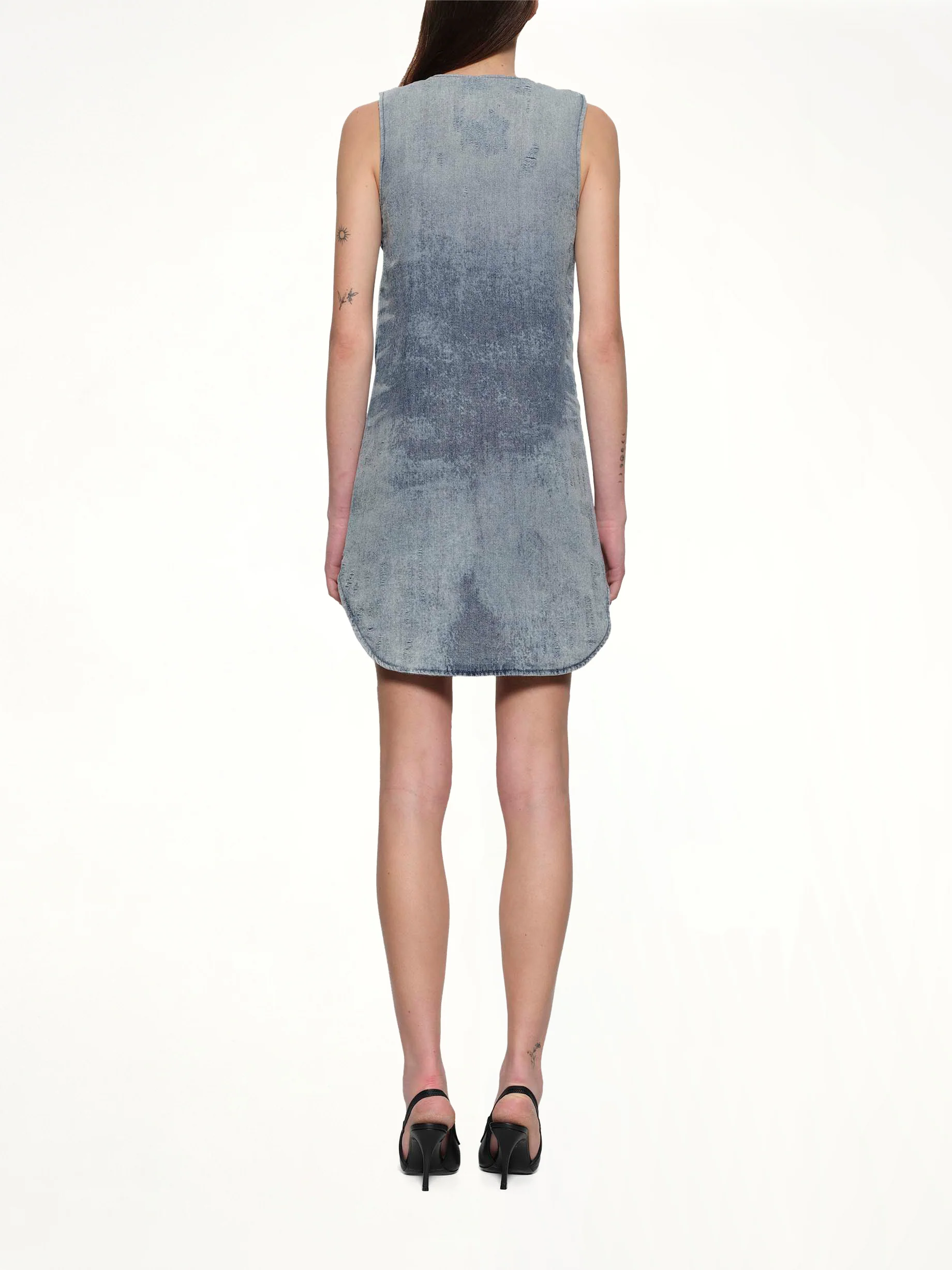 DE-LARIS-DRESS-FSH in Blue - Image 5