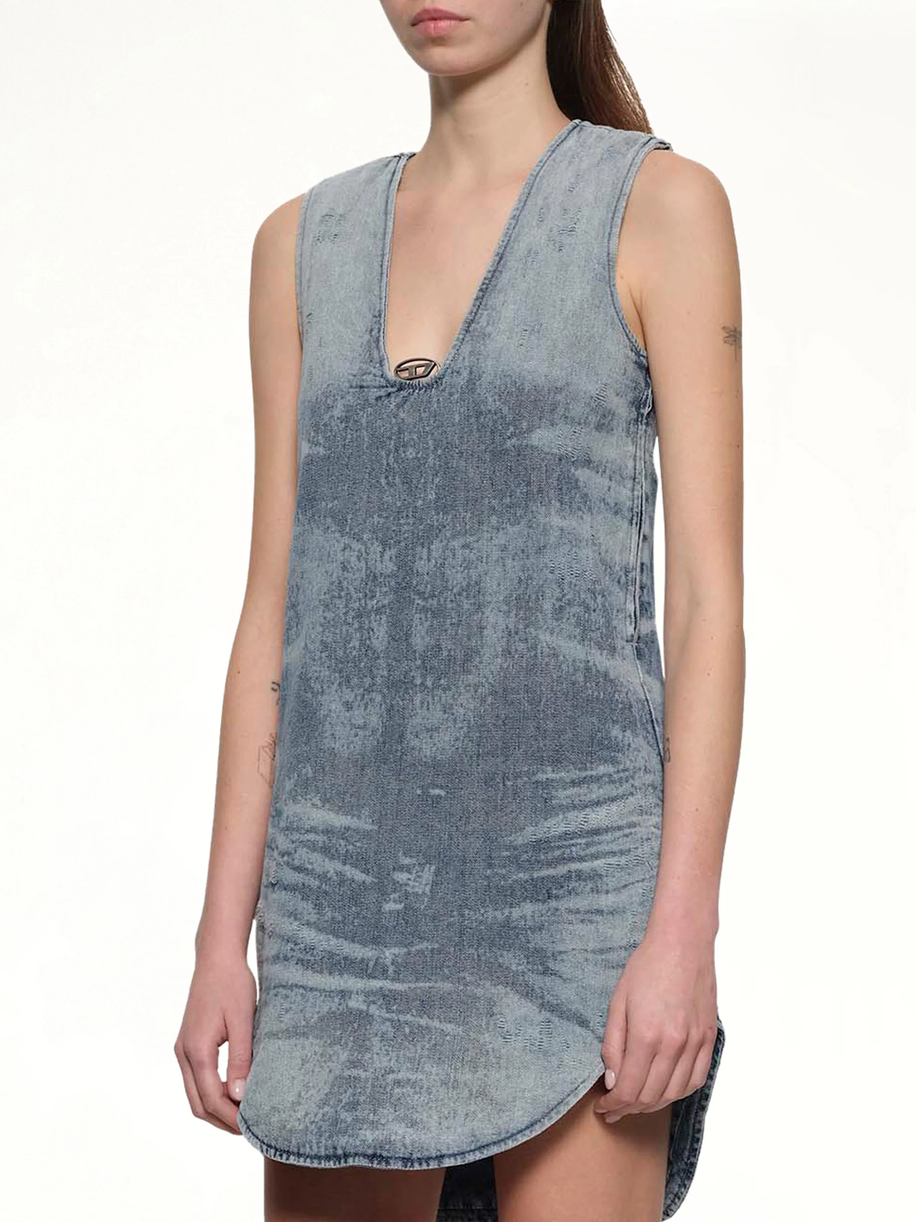 DE-LARIS-DRESS-FSH in Blue - Image 6