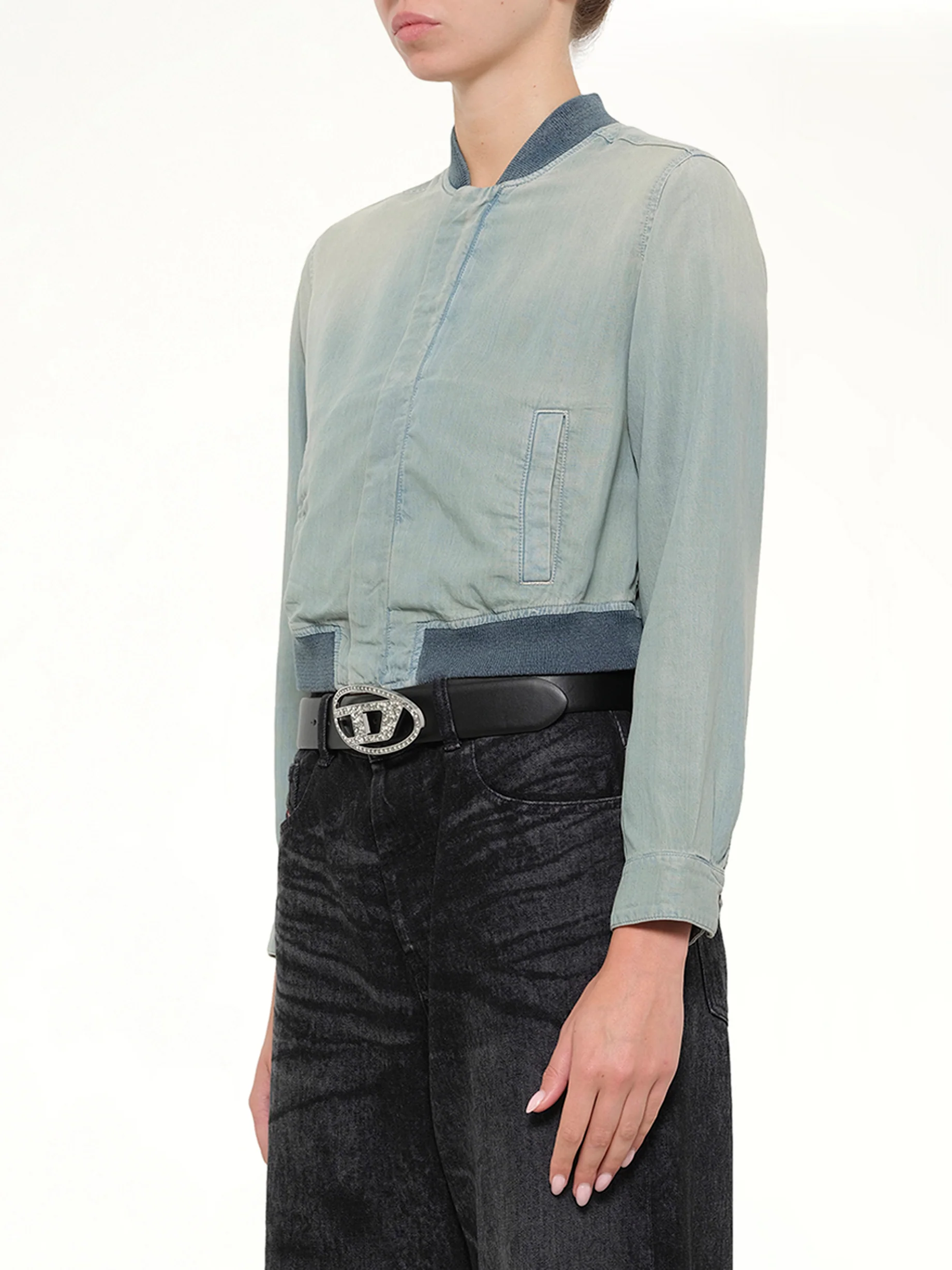 DE-RANIA-S1 Denim Jacket in Blue - Image 3