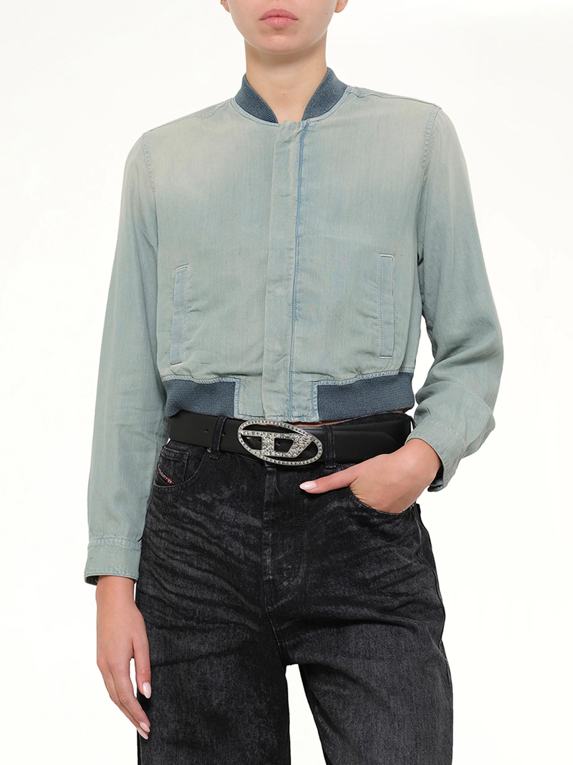DE-RANIA-S1 Denim Jacket in Blue - Image 6