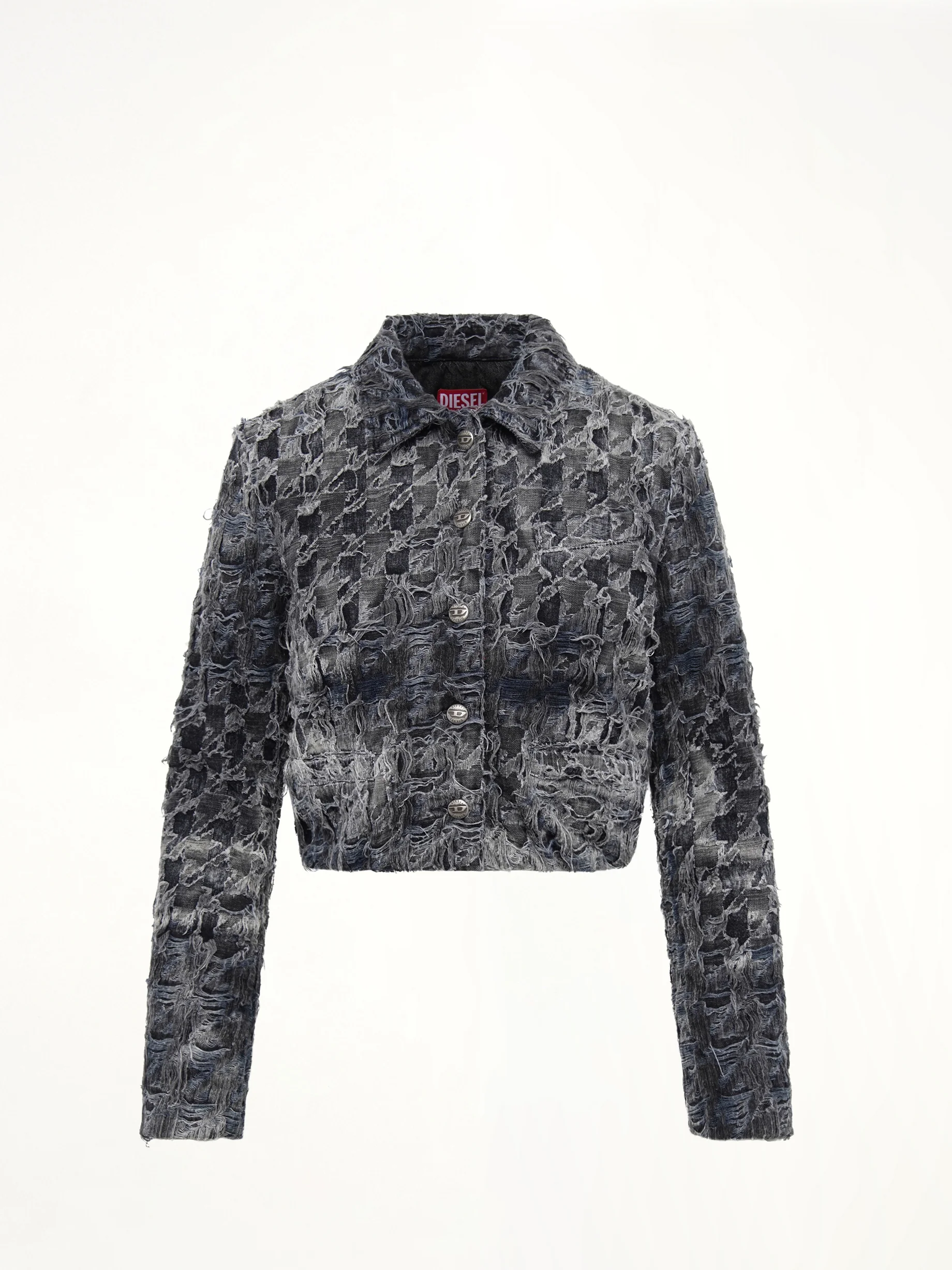 DE-URSY-FSH Denim Jacket in Blue - Image 2