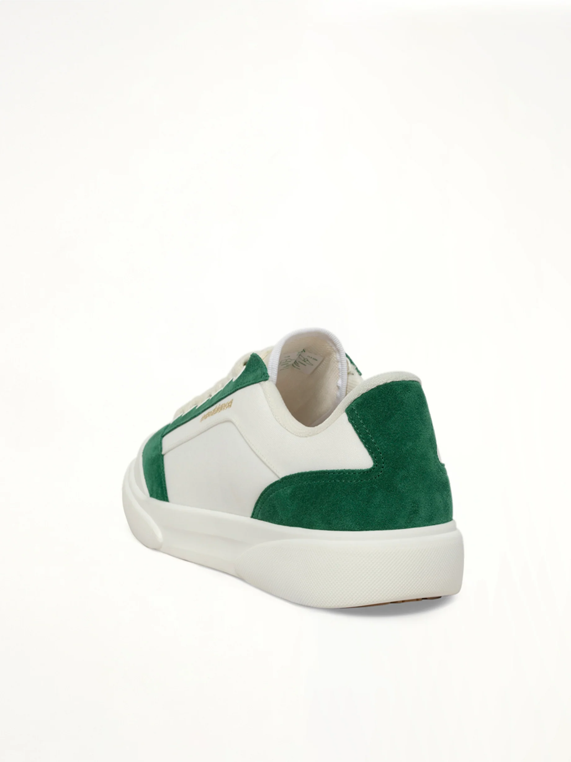 Del Mar Sneaker in White/Green - Image 3